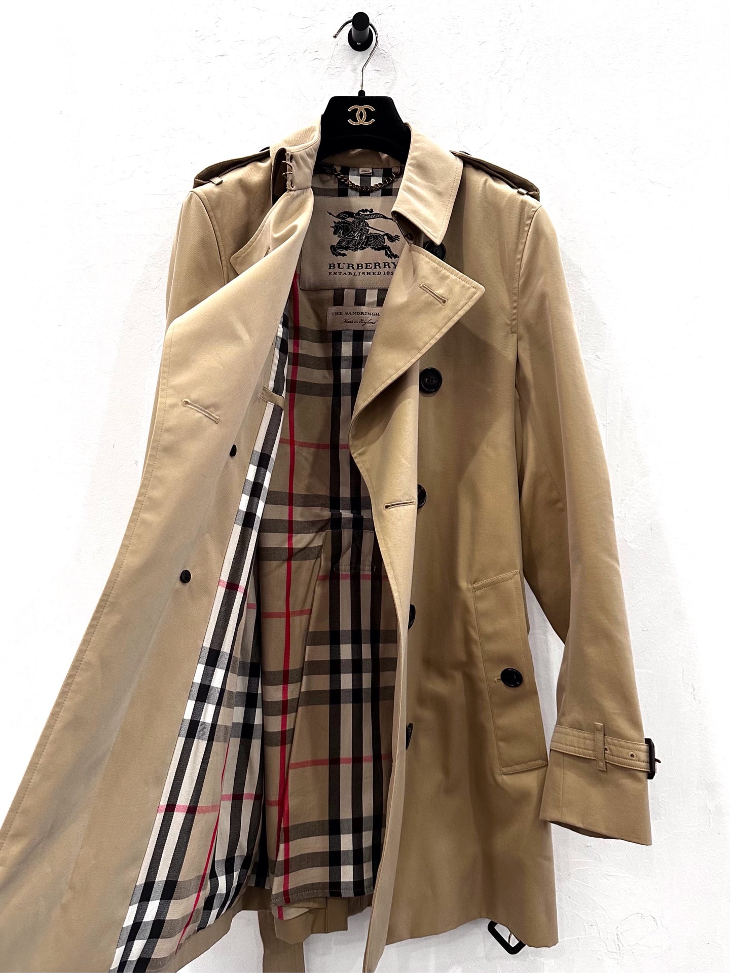 Burberry - The Sandringham - Cotton - Beige - (46)