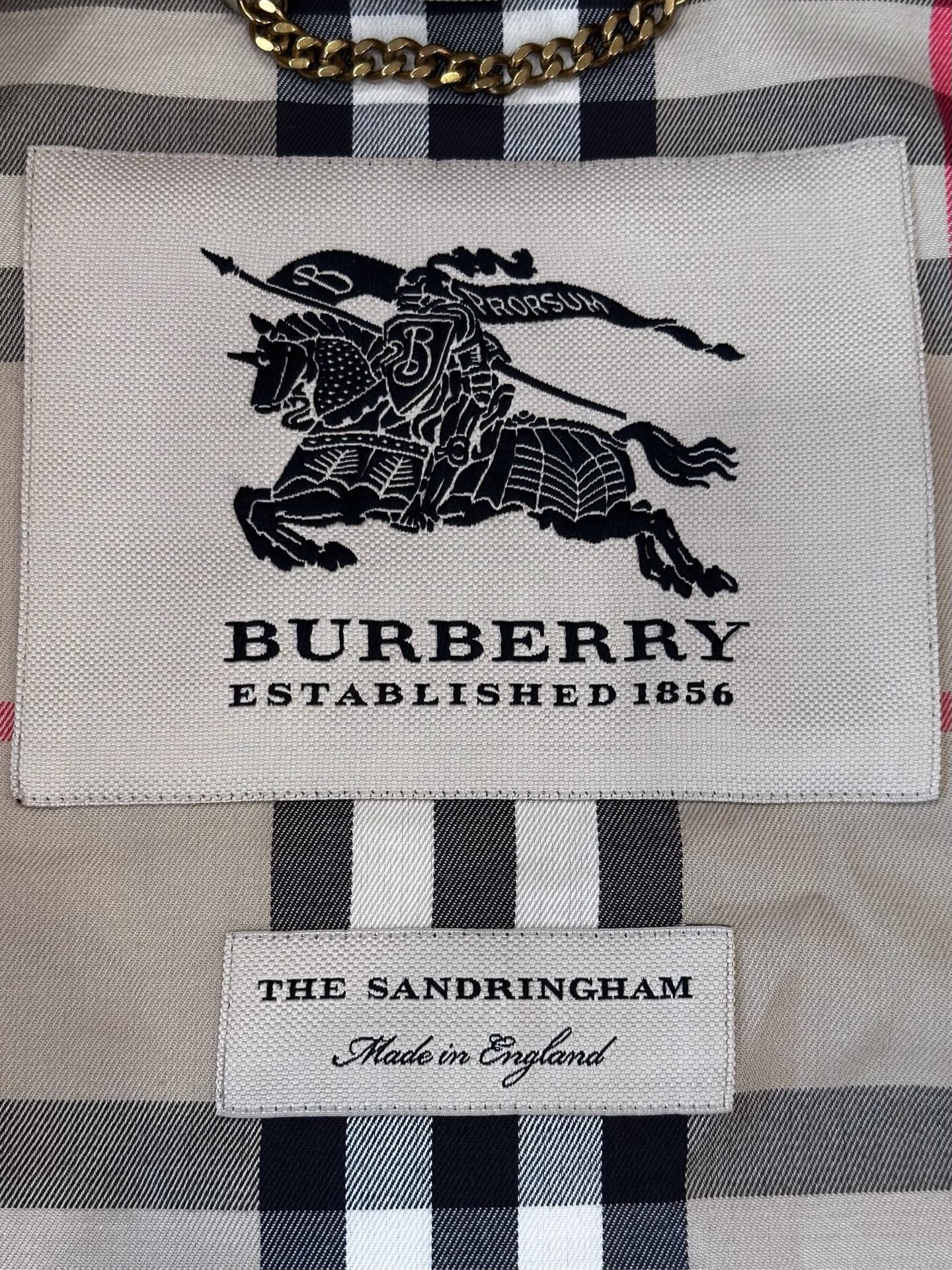 Burberry - The Sandringham - Cotton - Beige - (46)
