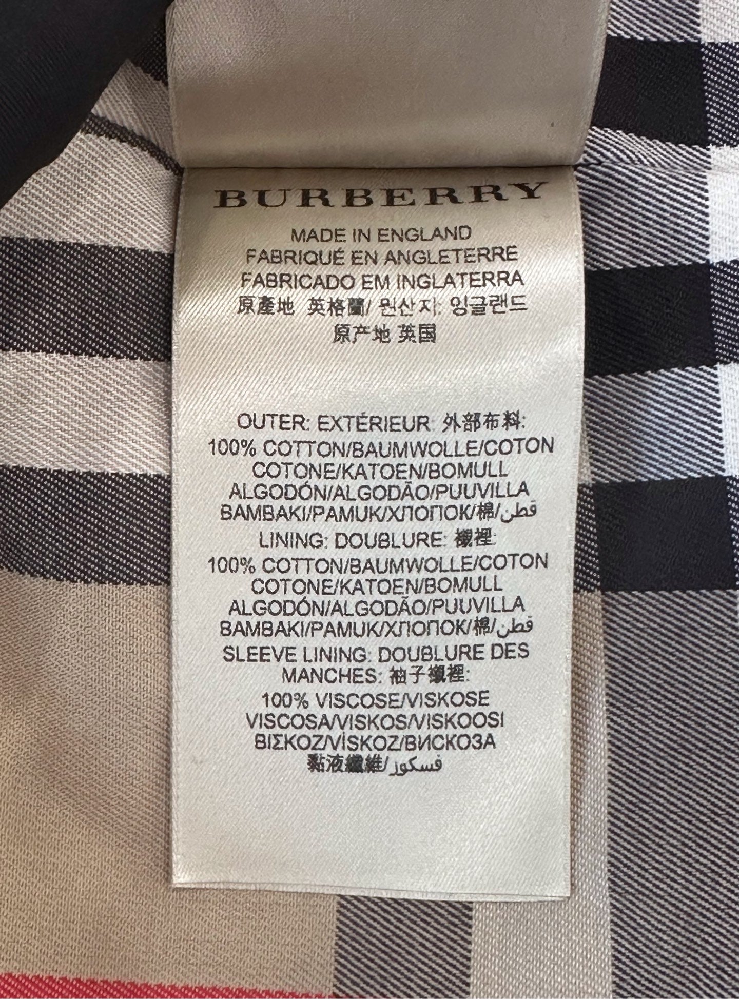 Burberry - The Sandringham - Cotton - Beige - (46)