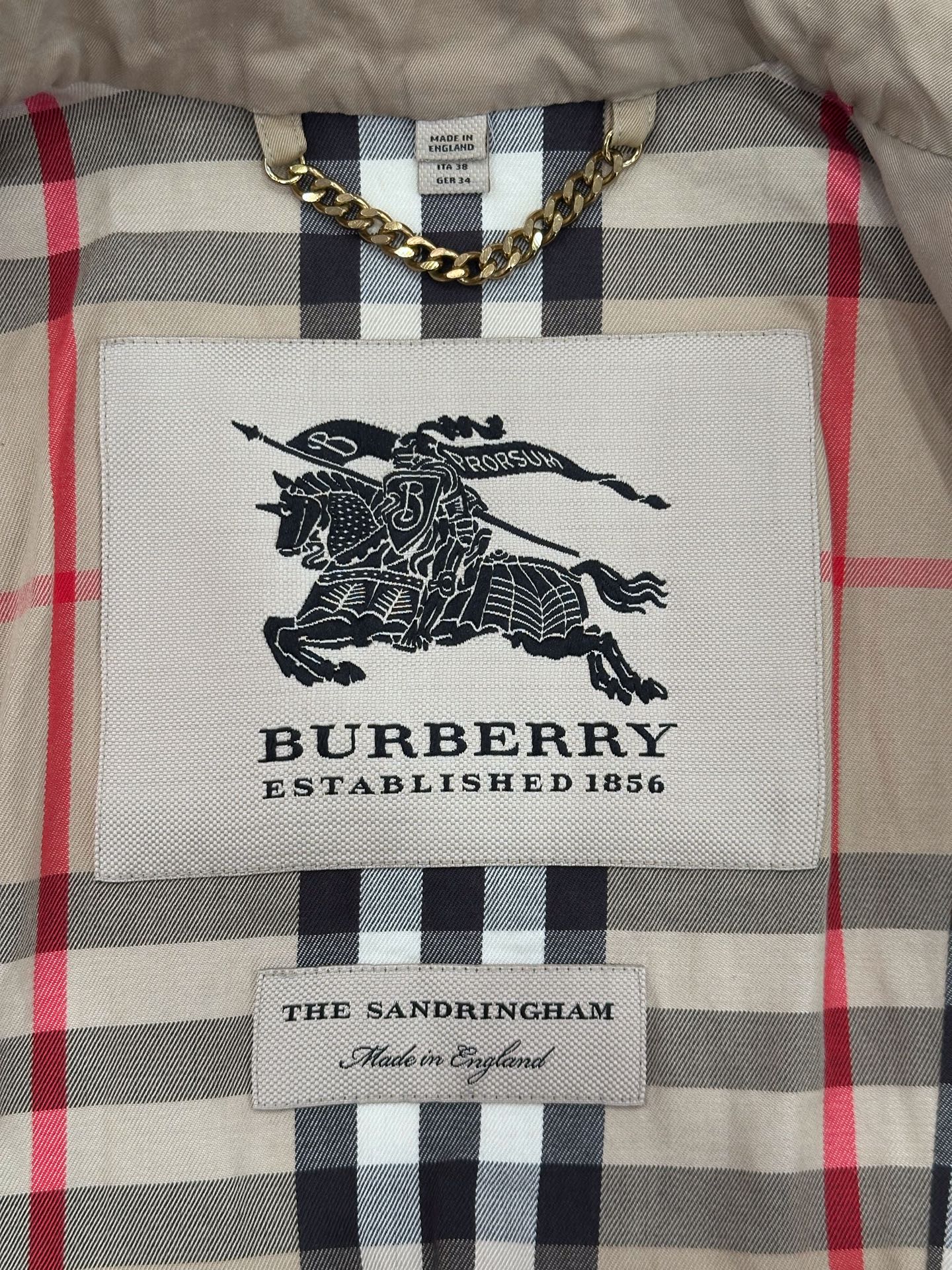 Burberry - The Sandringham - Cotton - Beige - (M)