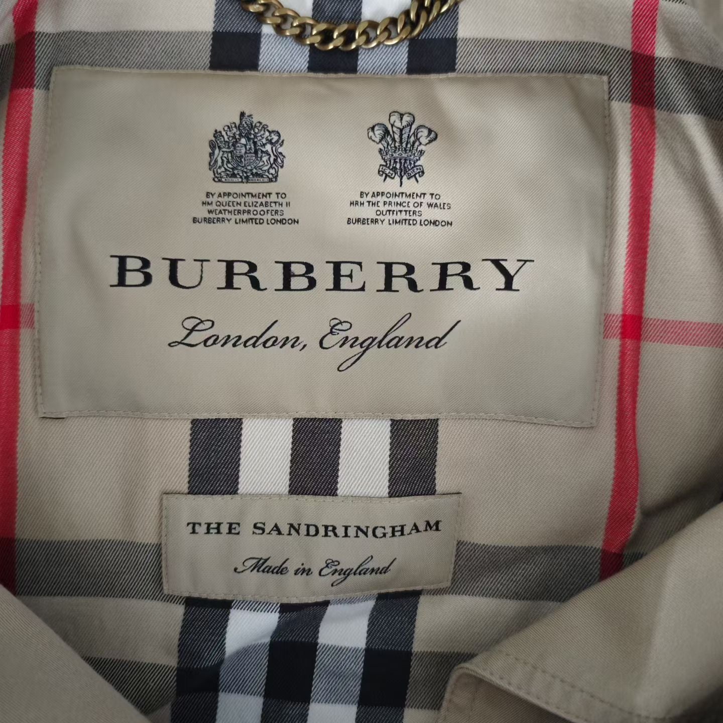 Burberry - The Sandringham - Cotton - Beige - (Medium)