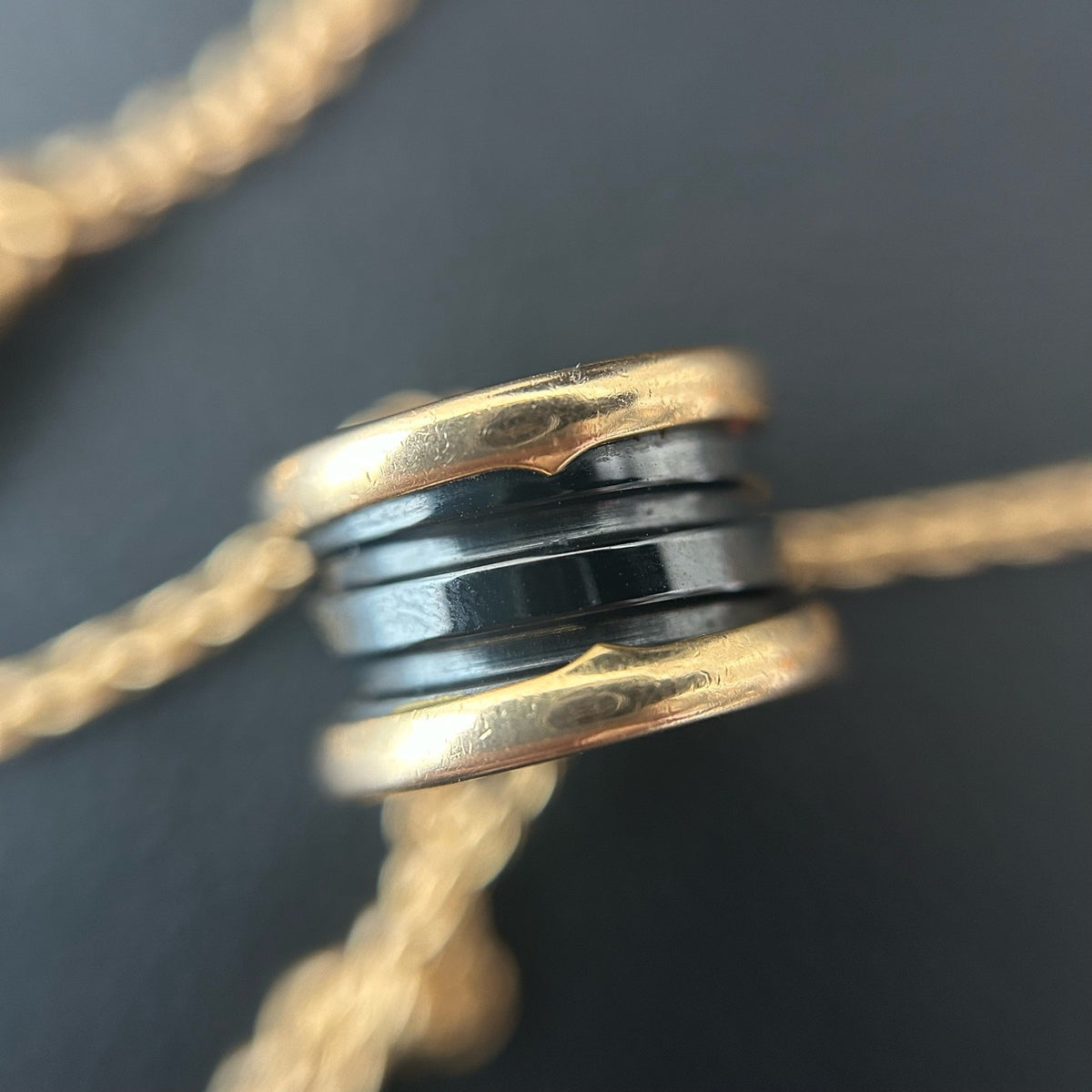 Bvlgari - B.zero1 - 18K rose gold and black ceramic - Multicolour