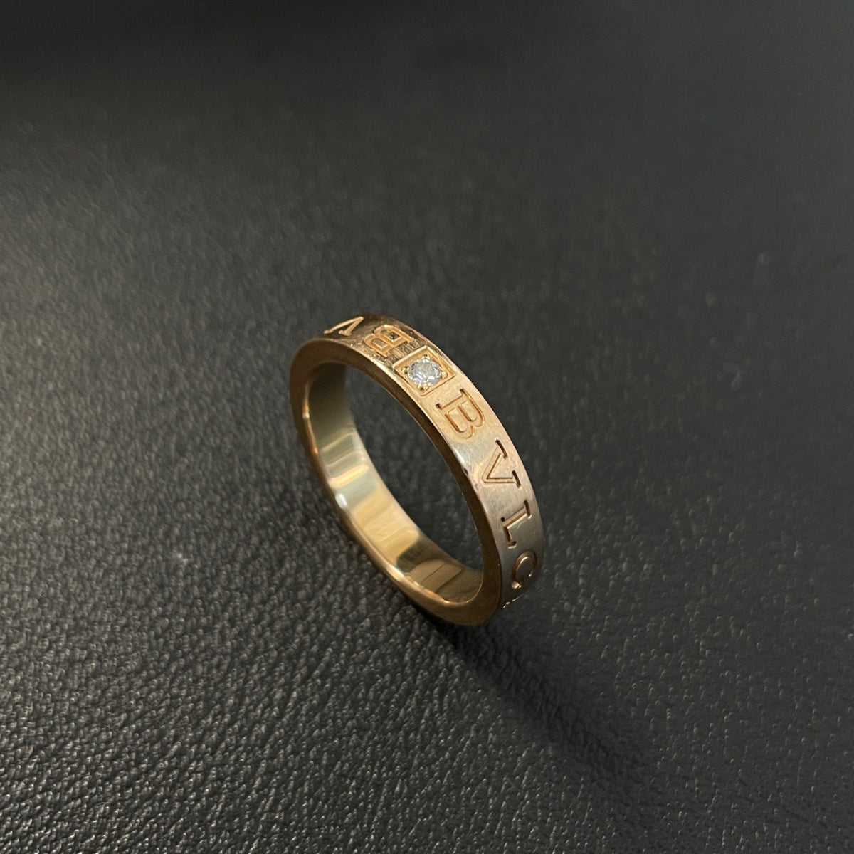 Bvlgari - B.zero1 - 18K rose gold with a single diamond - Pink - (59)