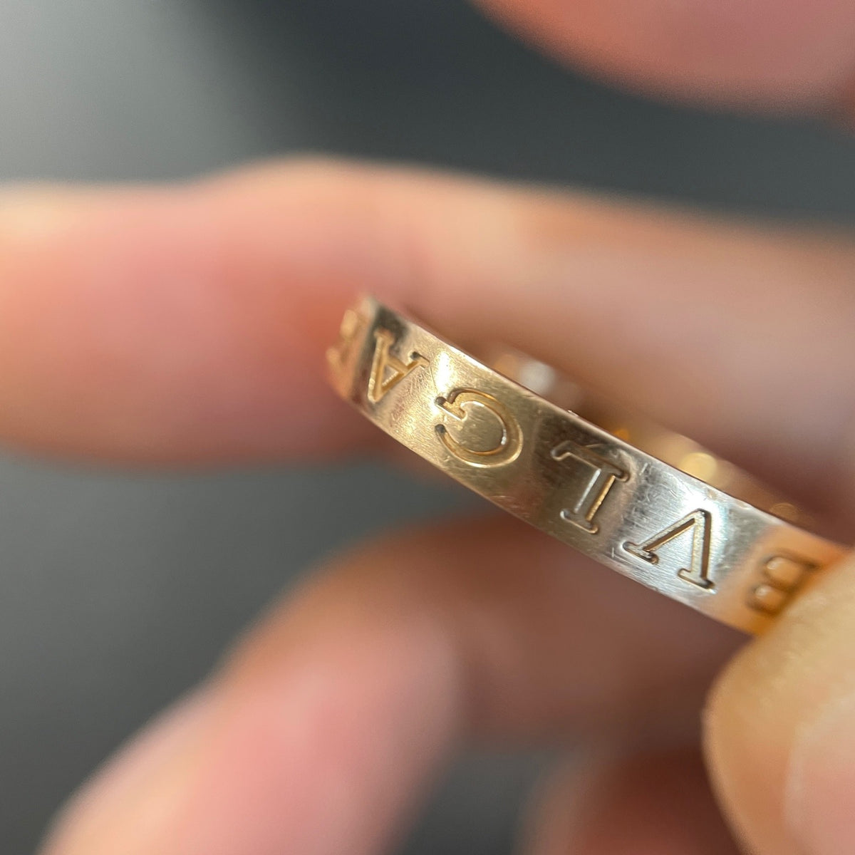 Bvlgari - B.zero1 - 18K rose gold with a single diamond - Pink - (59)