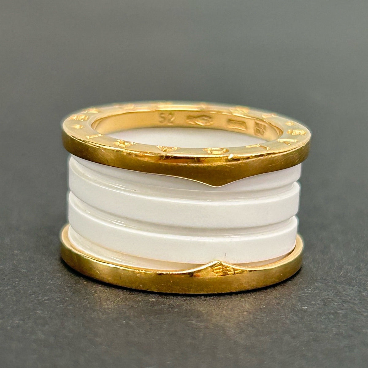 Bvlgari - B.zero1 4-Band - 18K rose gold and white ceramic - Multicolour - (52)