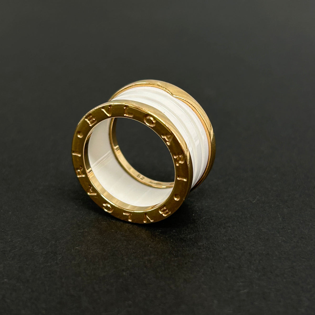 Bvlgari - B.zero1 4-Band - 18K rose gold and white ceramic - Multicolour - (52)