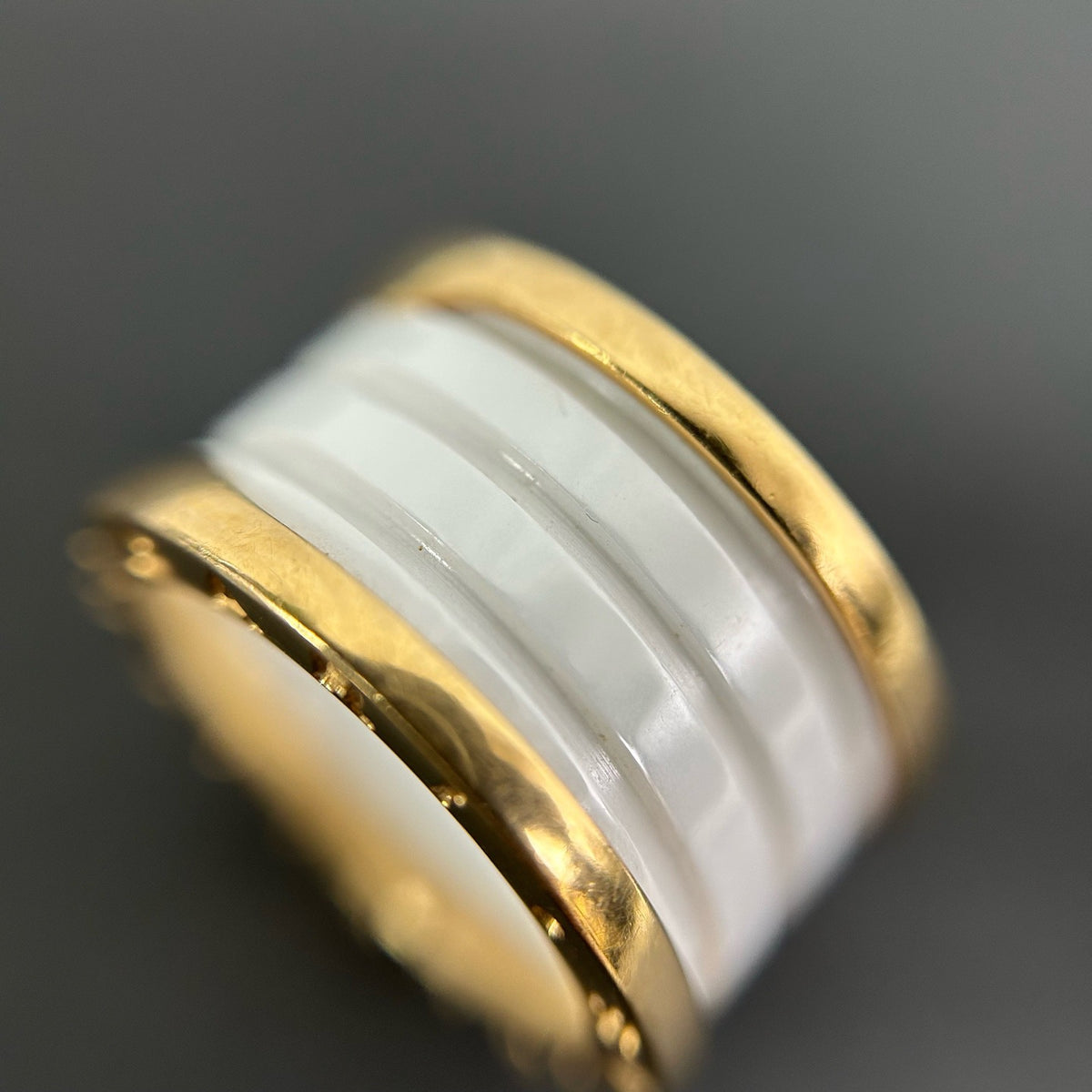 Bvlgari - B.zero1 4-Band - 18K rose gold and white ceramic - Multicolour - (52)