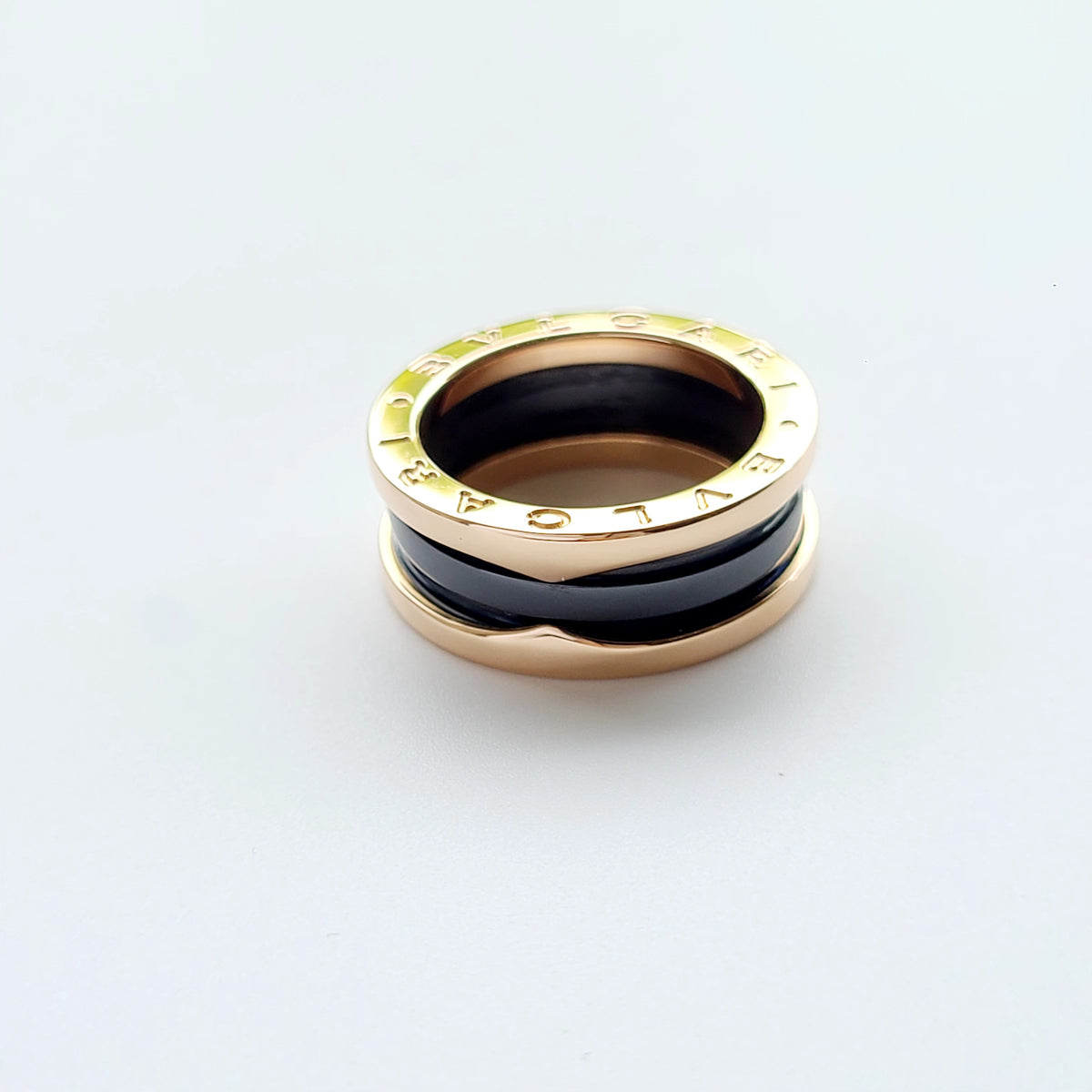 Bvlgari - B.zero1 50 - 18K rose gold and black ceramic - Multicolour - (50)