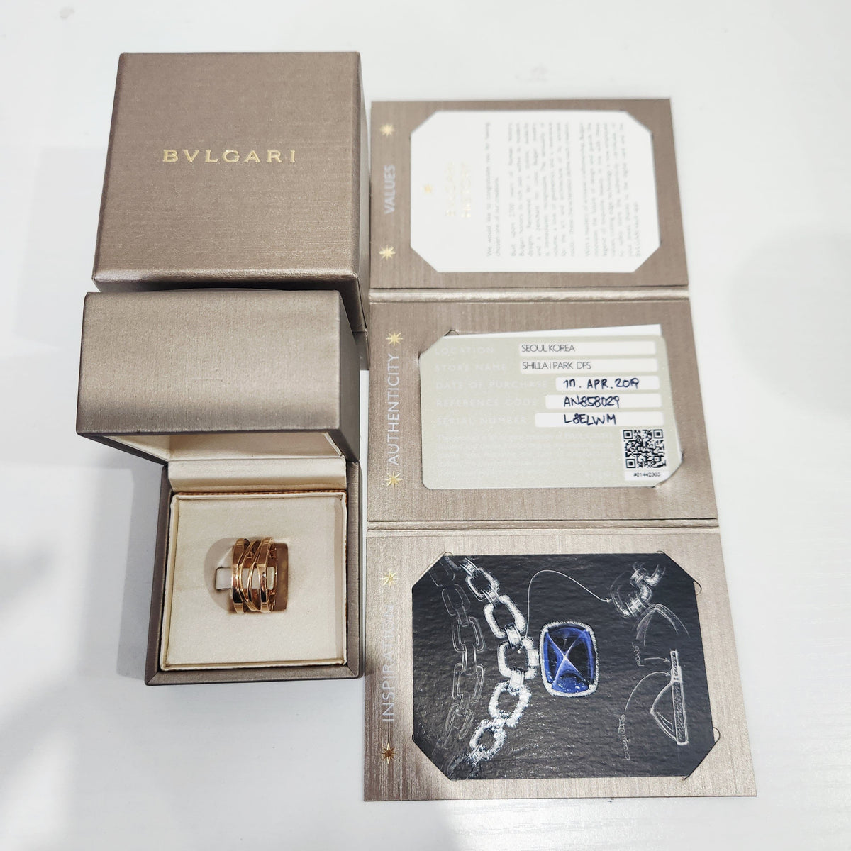Bvlgari - B.zero1 52 - 18K rose gold - Gold - (52)