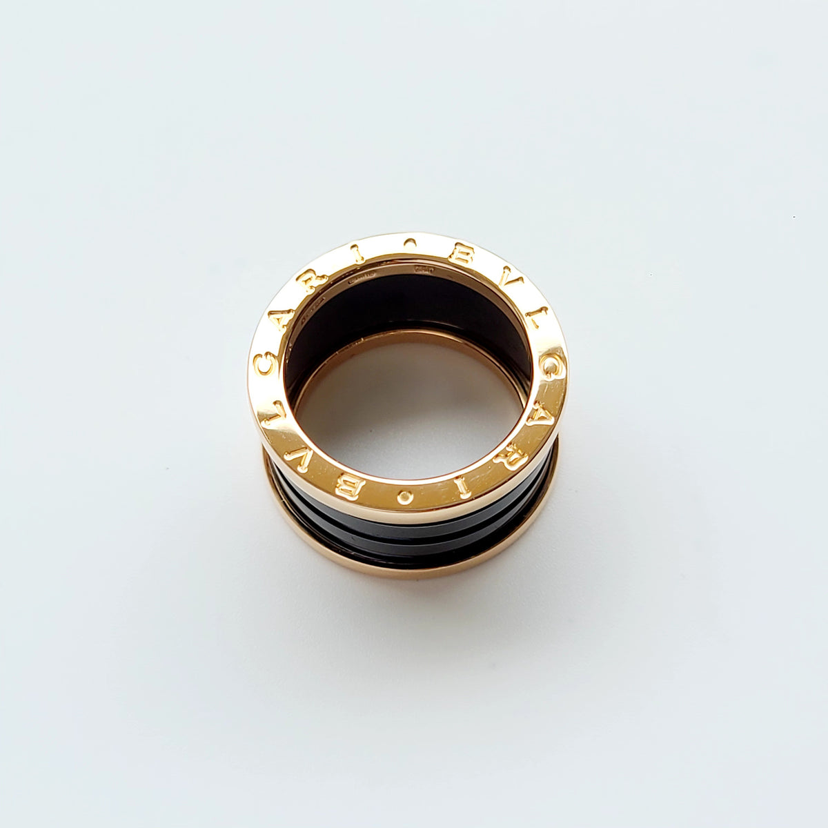 Bvlgari - B.zero1 62 - 18K rose gold with black ceramic - Multicolour - (62)