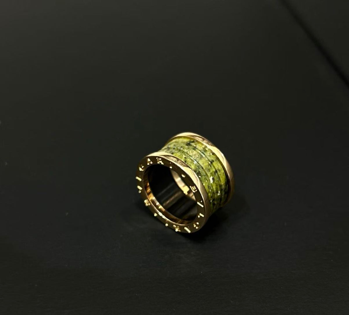 Bvlgari - B.zero1 Four-band - 18K rose gold and green marble - Multicolour - (52)