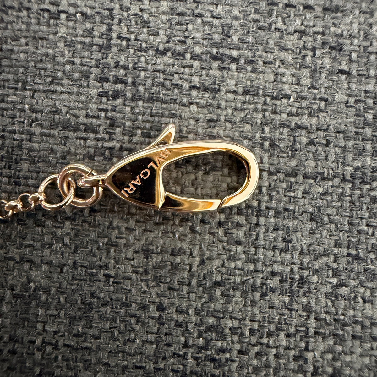 Bvlgari - B.zero1 Necklace - 18 kt rose gold with pave diamonds - Gold - (44.5 cm)