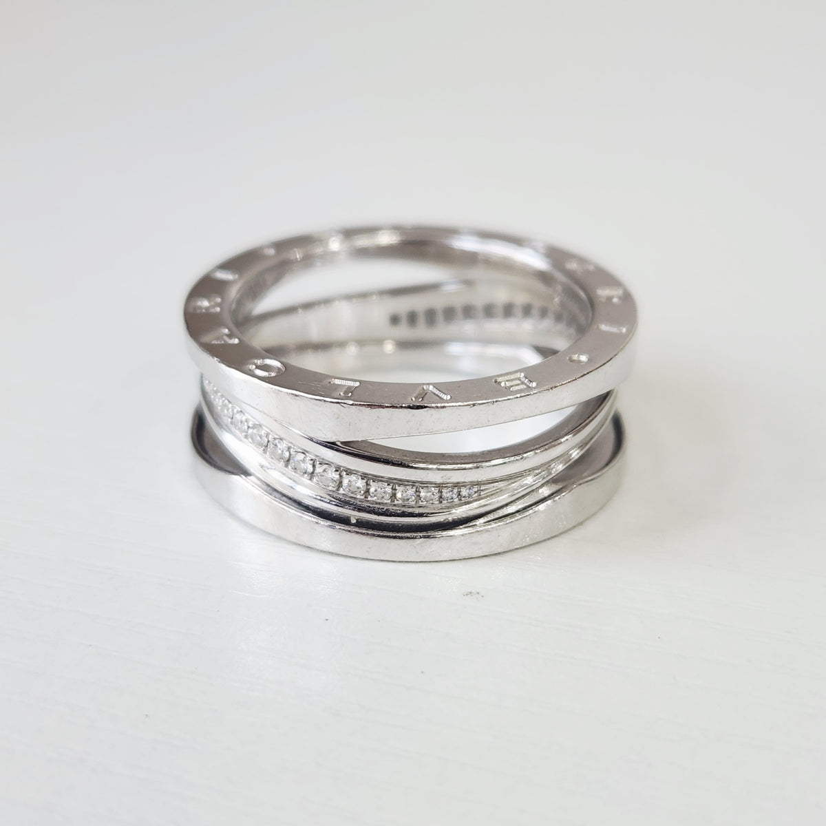 Bvlgari - B.zero1 - White gold - Silver - (63)