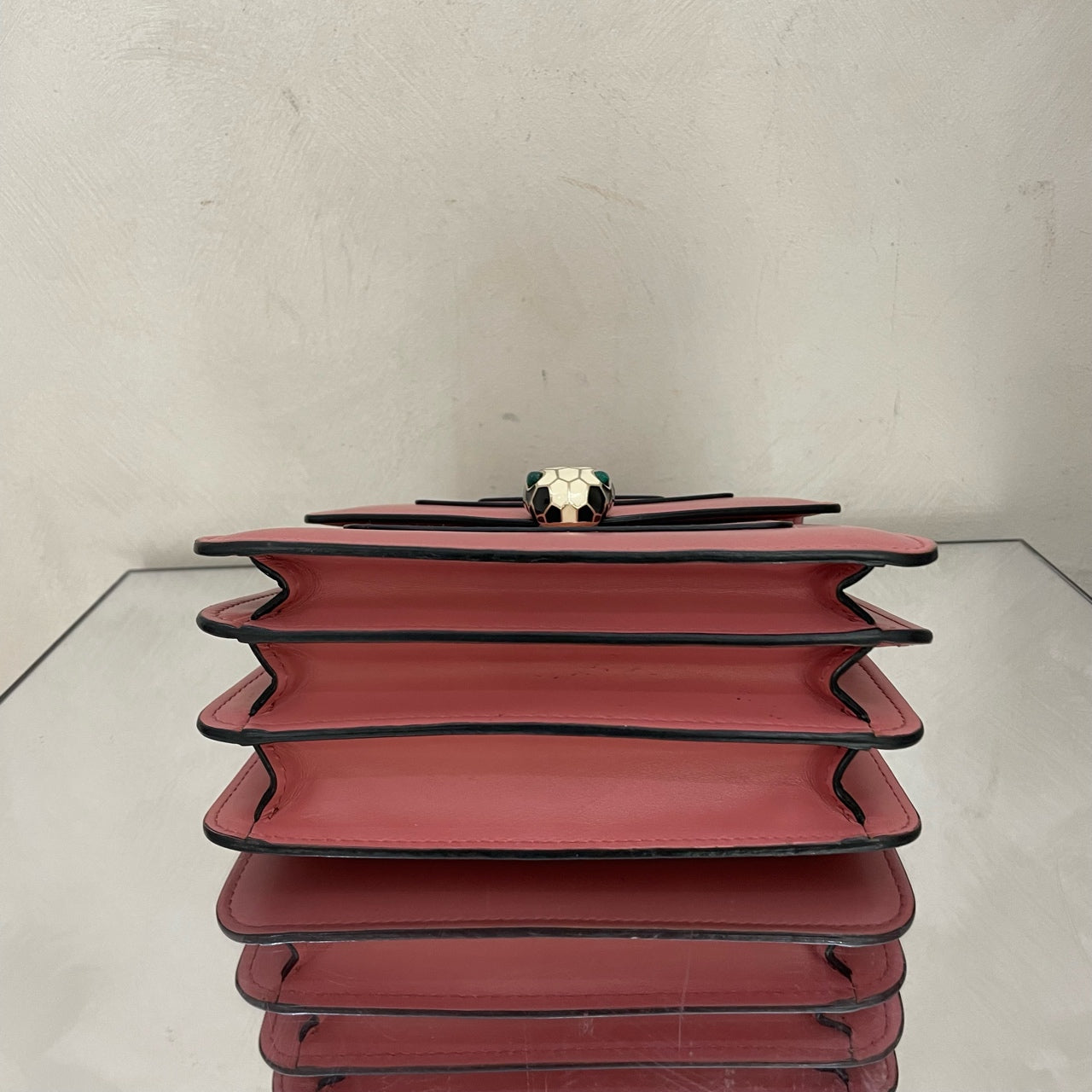 BVLGARI - Serpenti - Leather - Pink