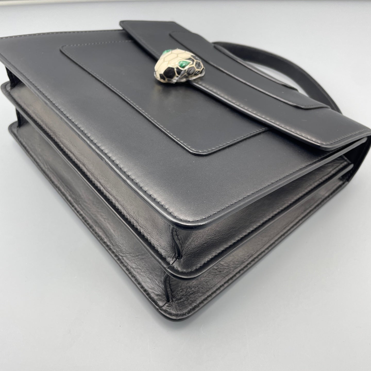 Bvlgari - Serpenti - Leather - Black