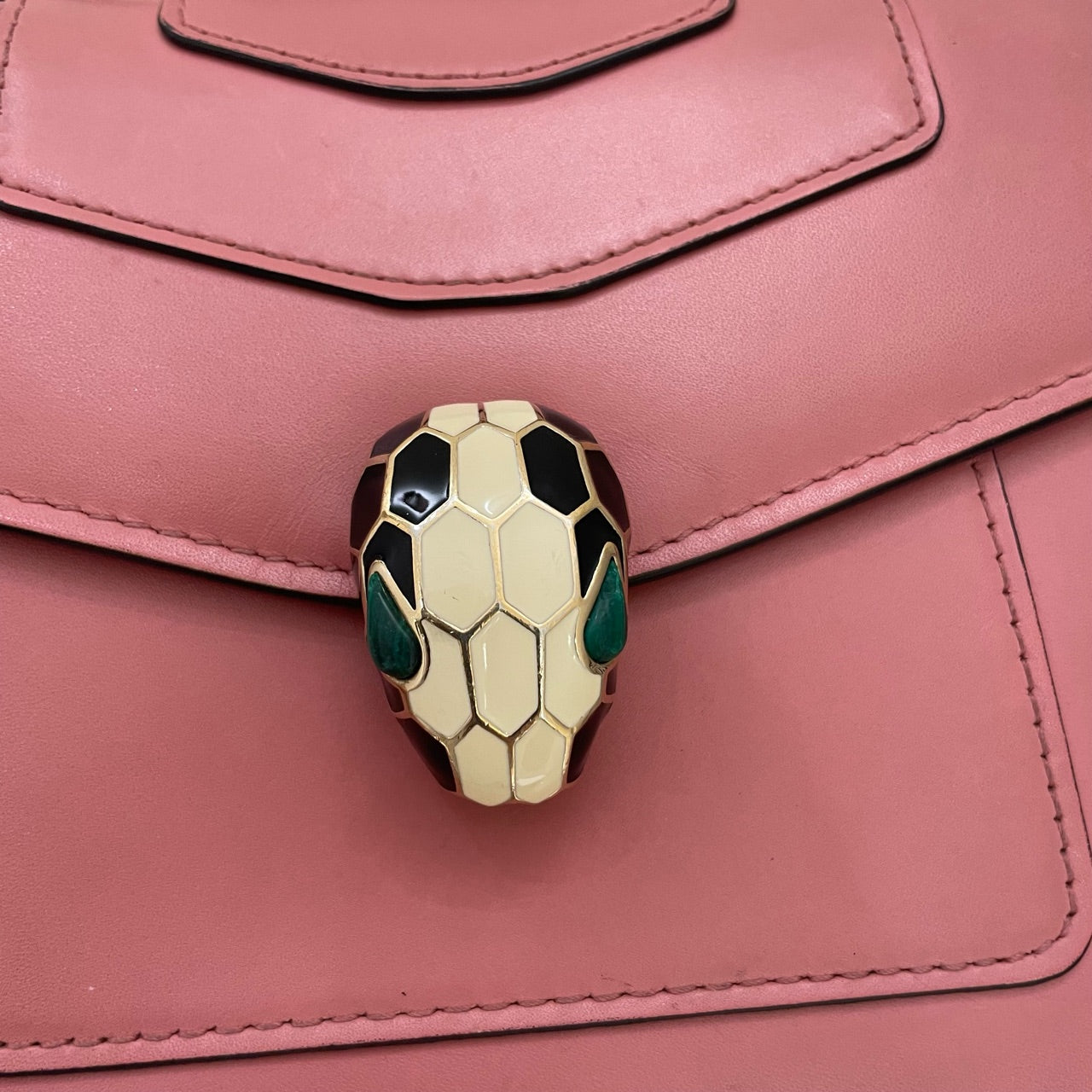 BVLGARI - Serpenti - Leather - Pink