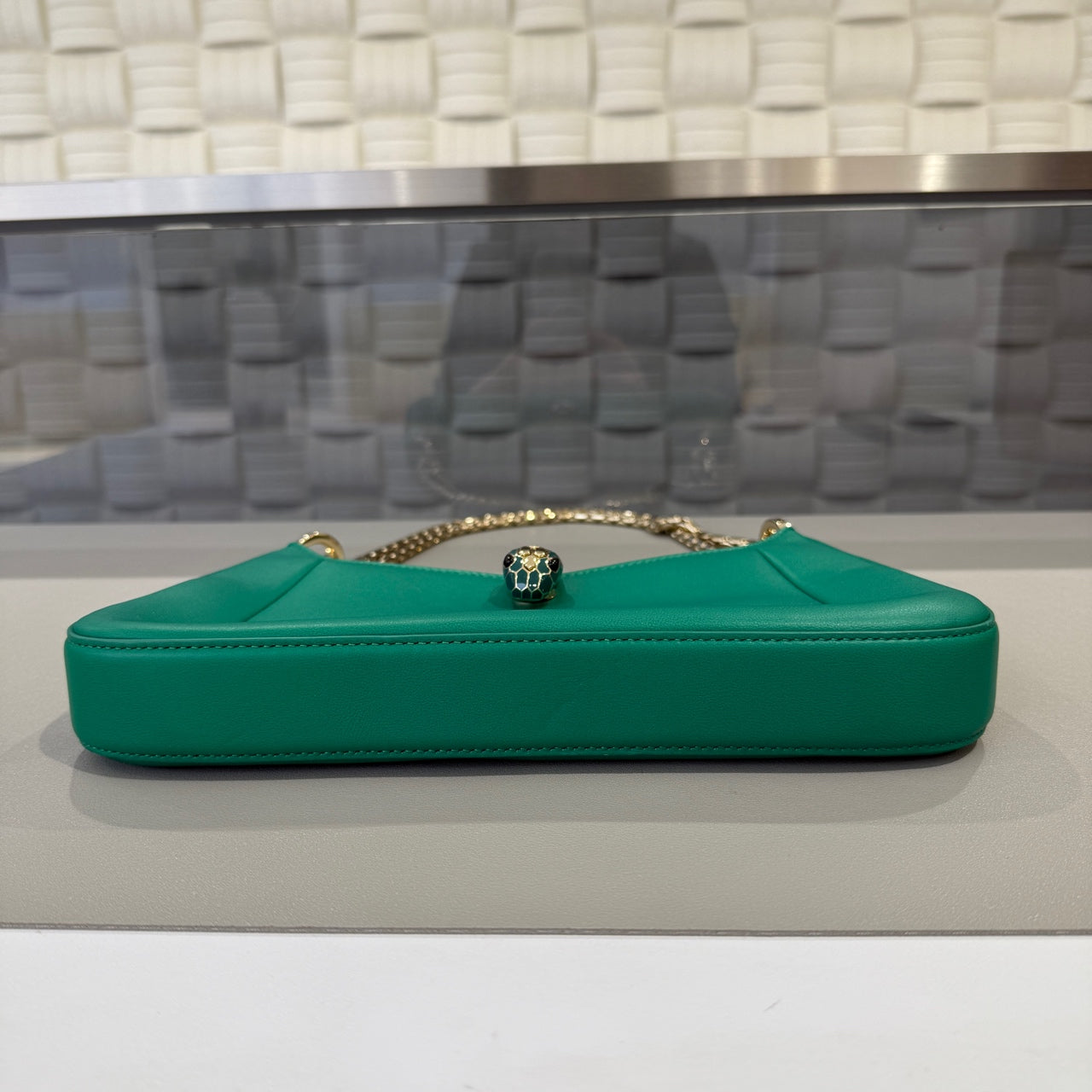 Bvlgari - Serpenti Baia - Calfskin leather - Green - (Small)