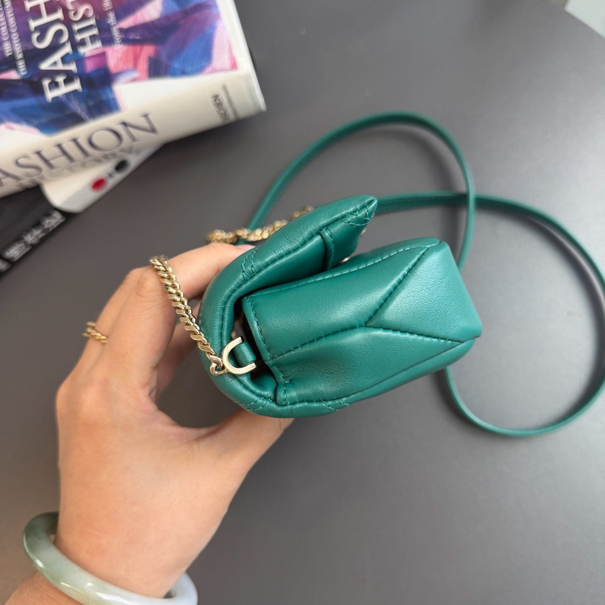 Bvlgari - Serpenti Cabochon - Leather - Green - (mini)