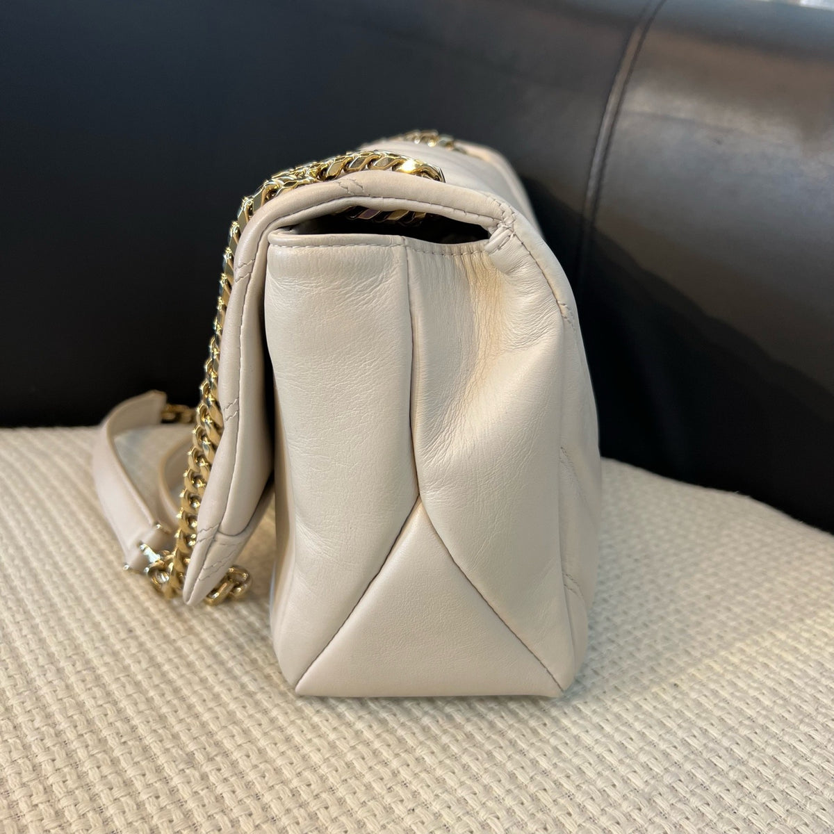 Bvlgari - Serpenti Cabochon - Leather - White - (small)