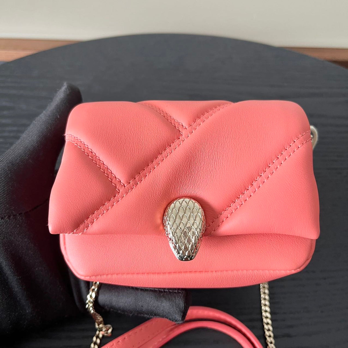 Bvlgari - Serpenti Cabochon Super Mini - Leather - Pink - (mini)