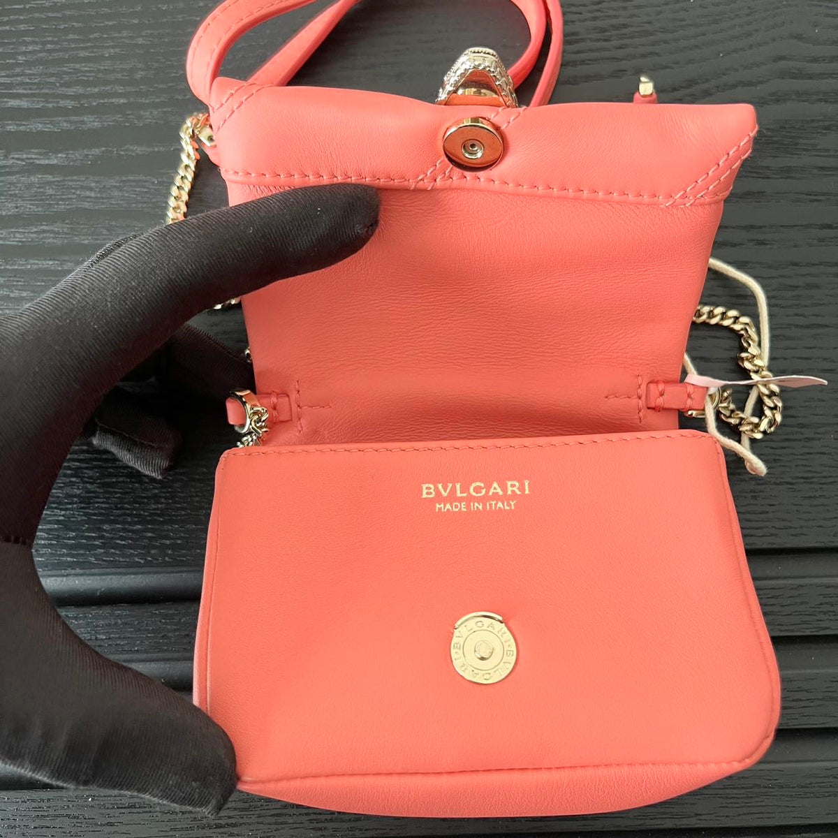 Bvlgari - Serpenti Cabochon Super Mini - Leather - Pink - (mini)