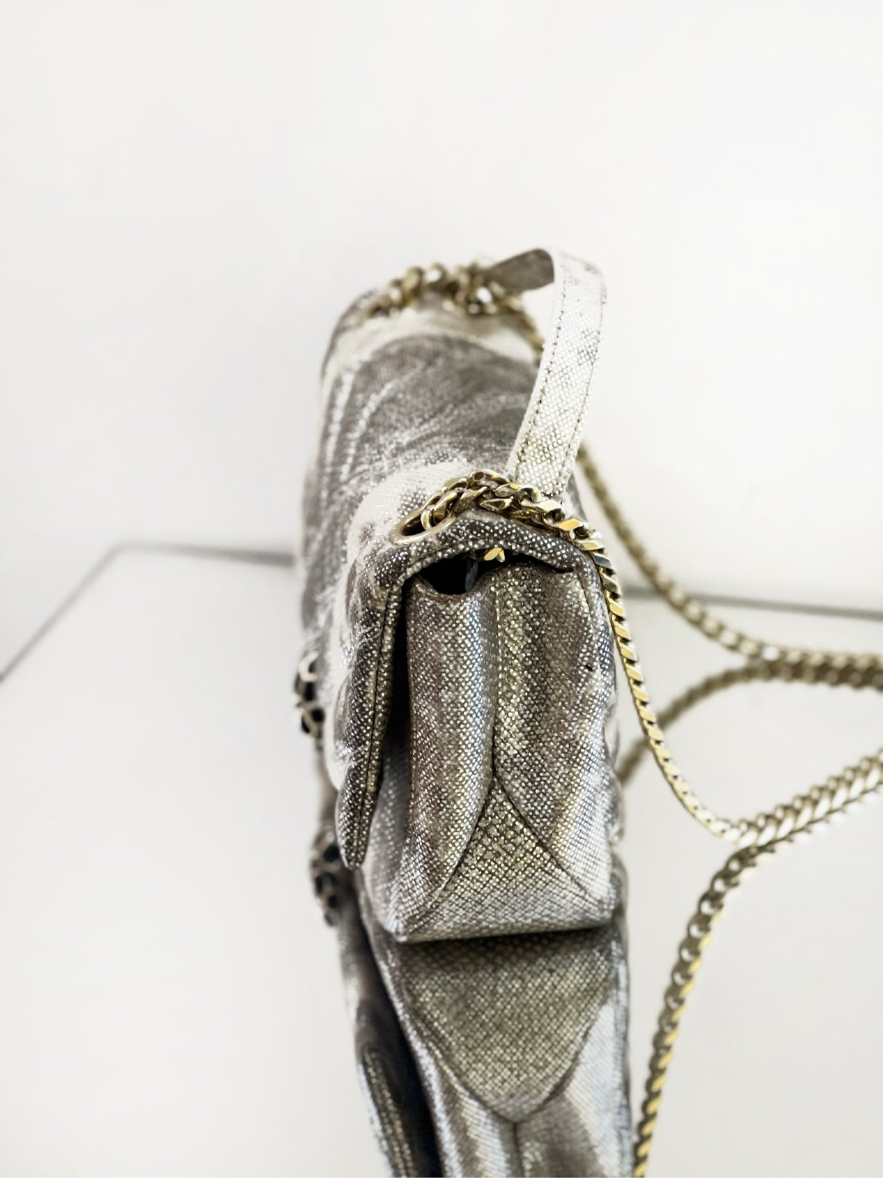 Bvlgari - Serpenti Cabochon - Water snake leather - Beige - (Small)