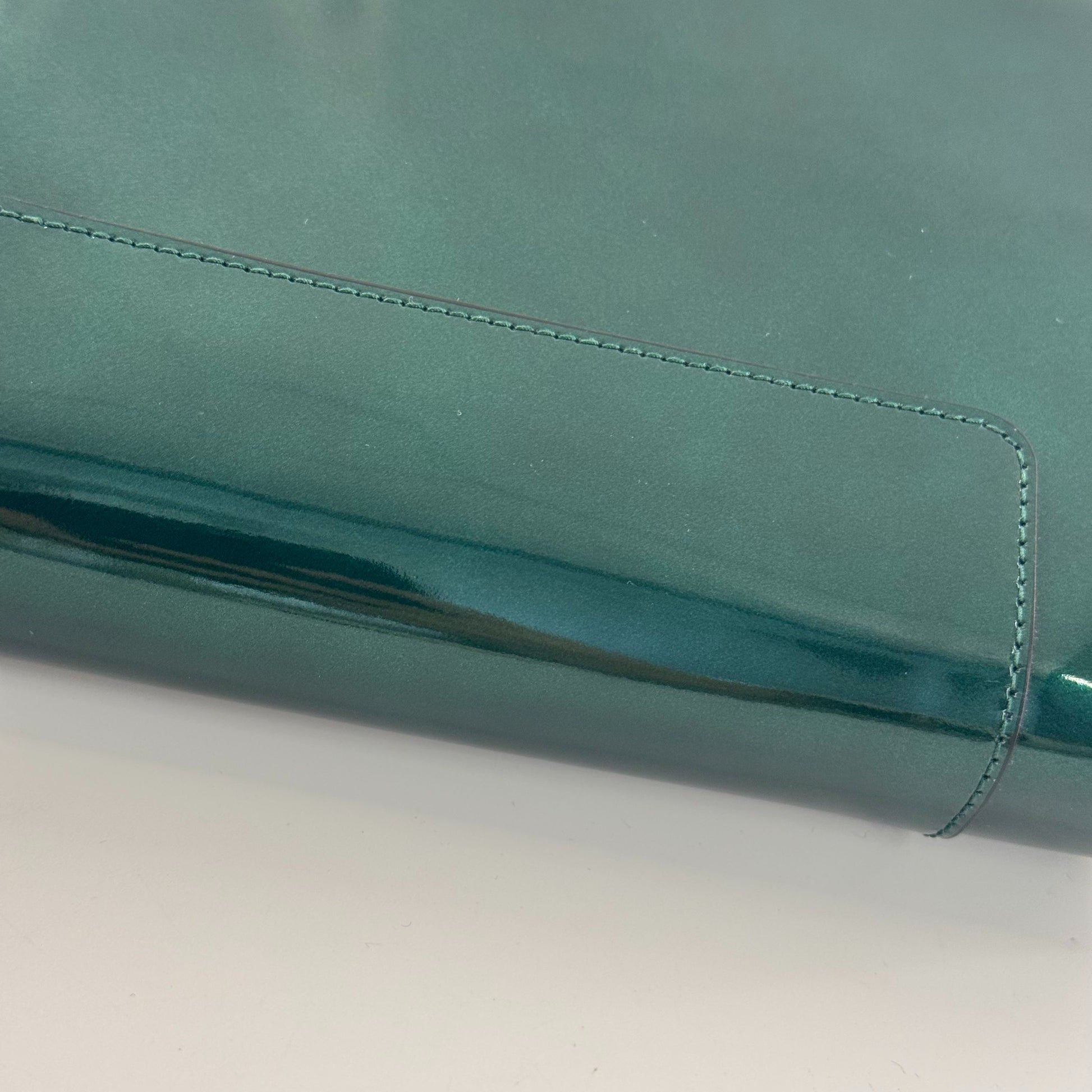 Bvlgari Serpenti Chain Bag Patent leather Green - view 14