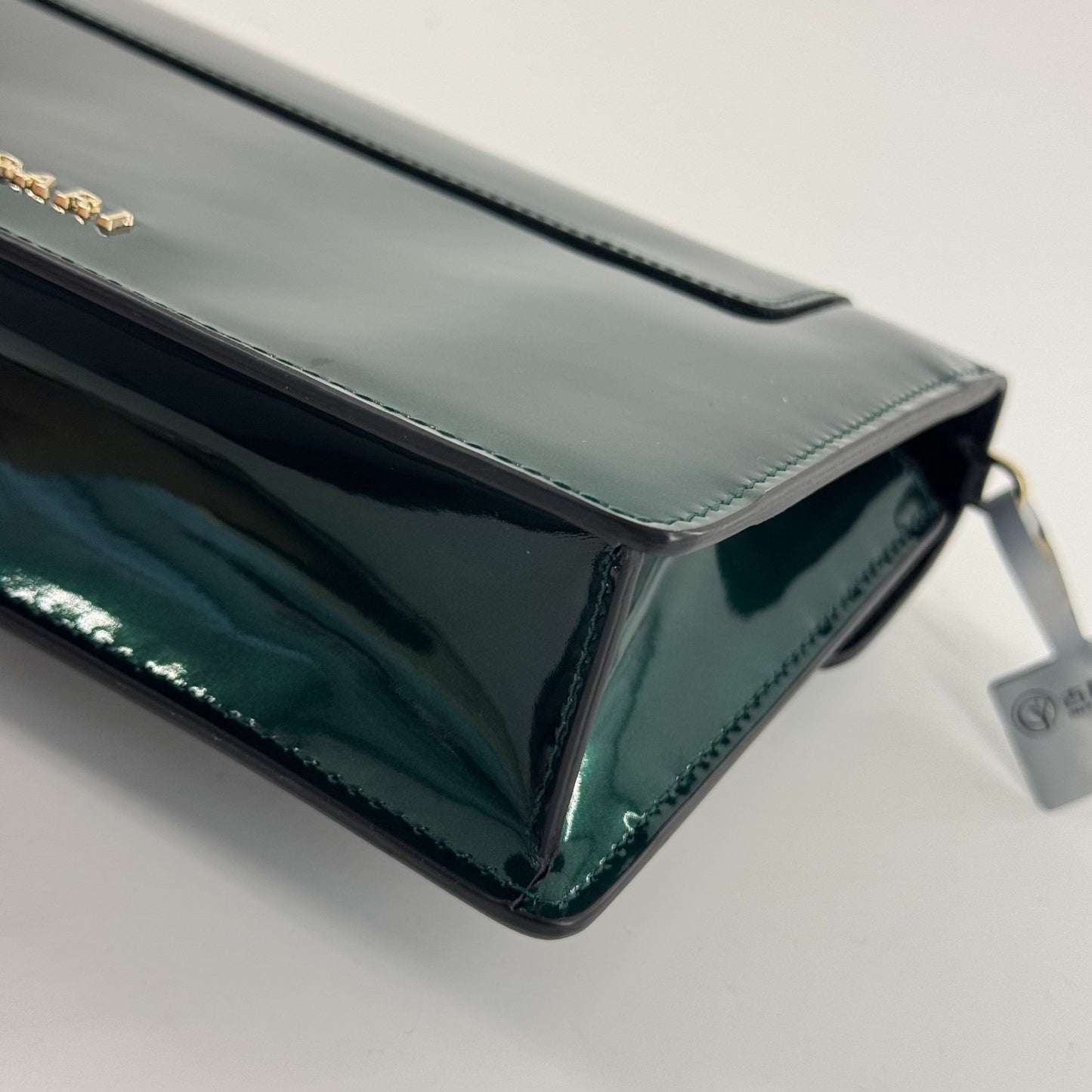 Bvlgari Serpenti Chain Bag Patent leather Green - view 6