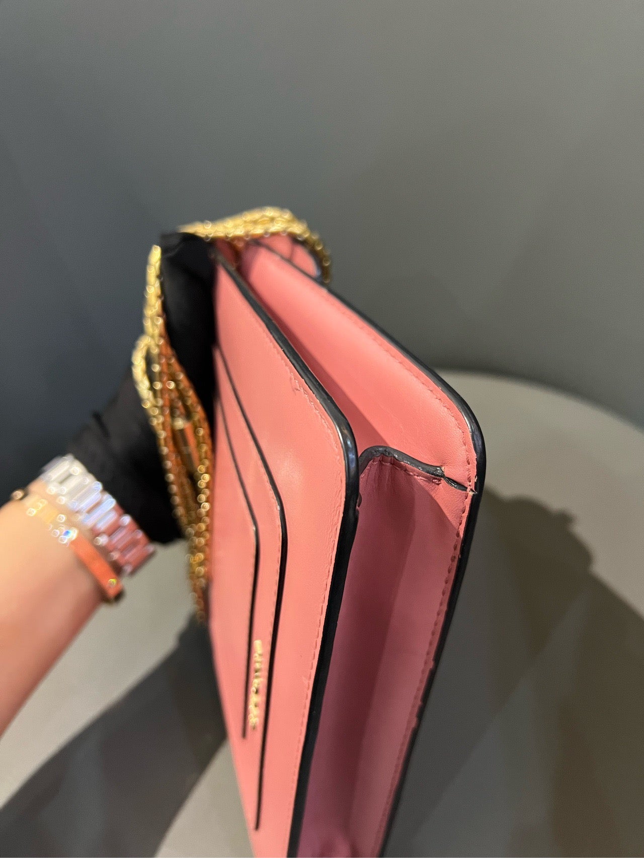 Bvlgari - Serpenti Chain Bag - Leather - Pink - (small)