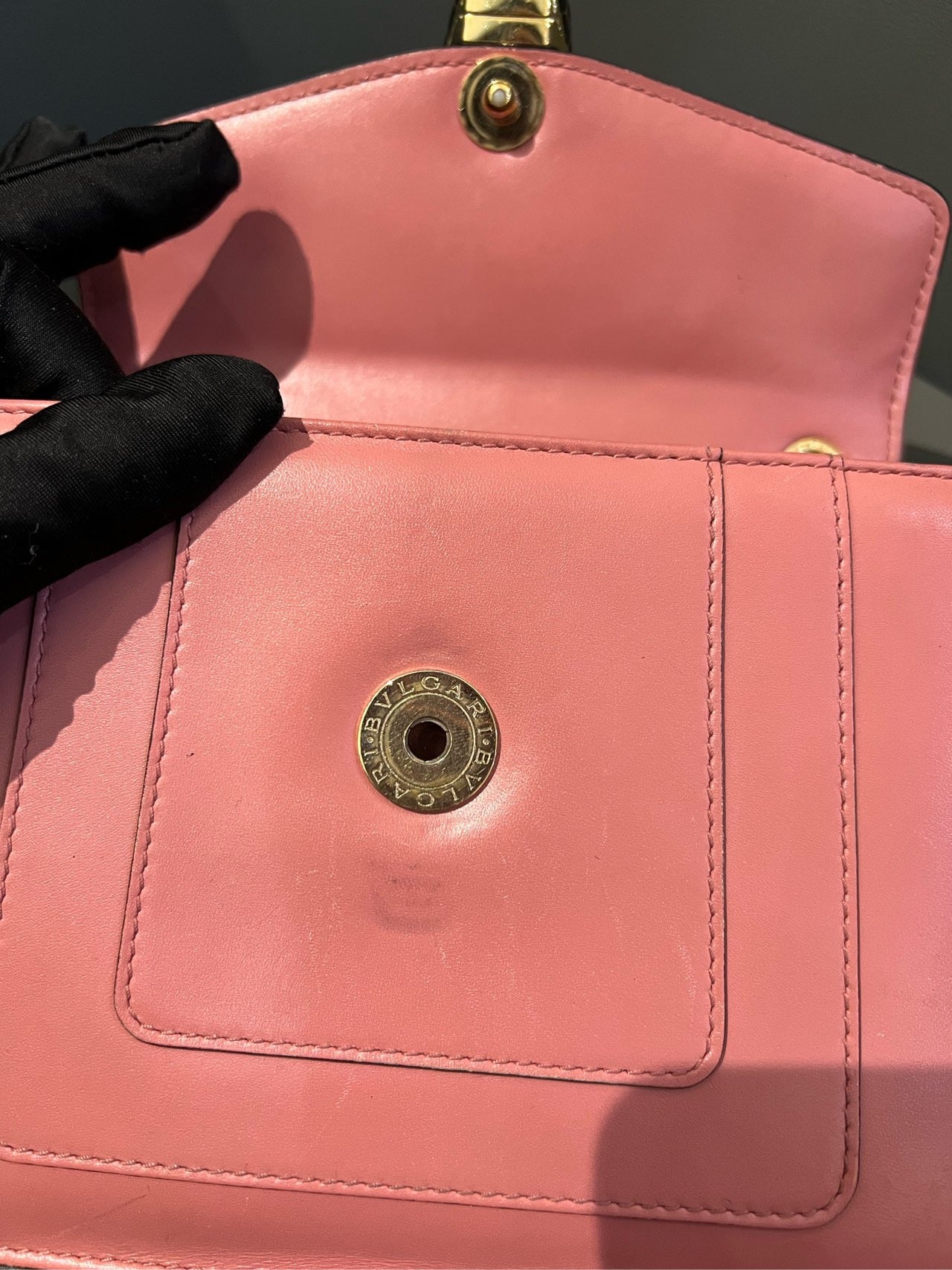 Bvlgari - Serpenti Chain Bag - Leather - Pink - (small)