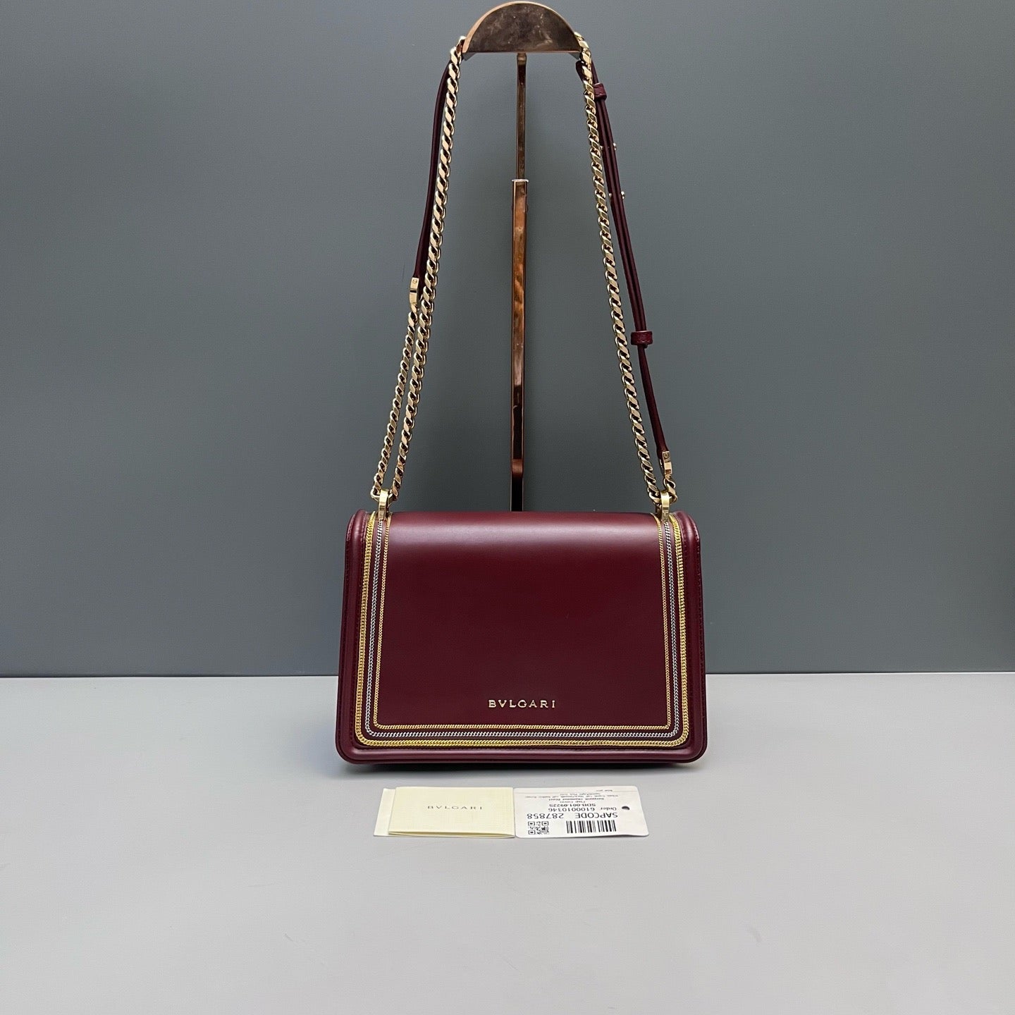 Bvlgari - Serpenti Chain Bag - Leather - Red - (Small)