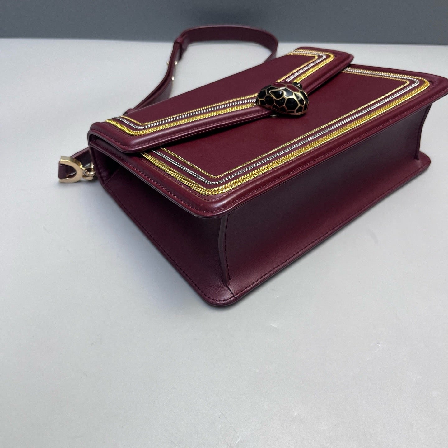 Bvlgari - Serpenti Chain Bag - Leather - Red - (Small)
