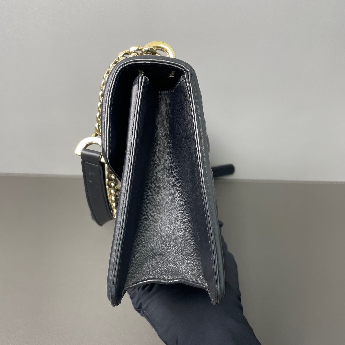 BVLGARI Serpenti Diamond Blast Leather Black - view 3