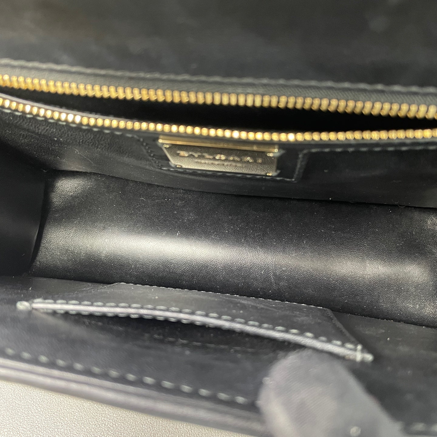 BVLGARI Serpenti Diamond Blast Leather Black - view 8