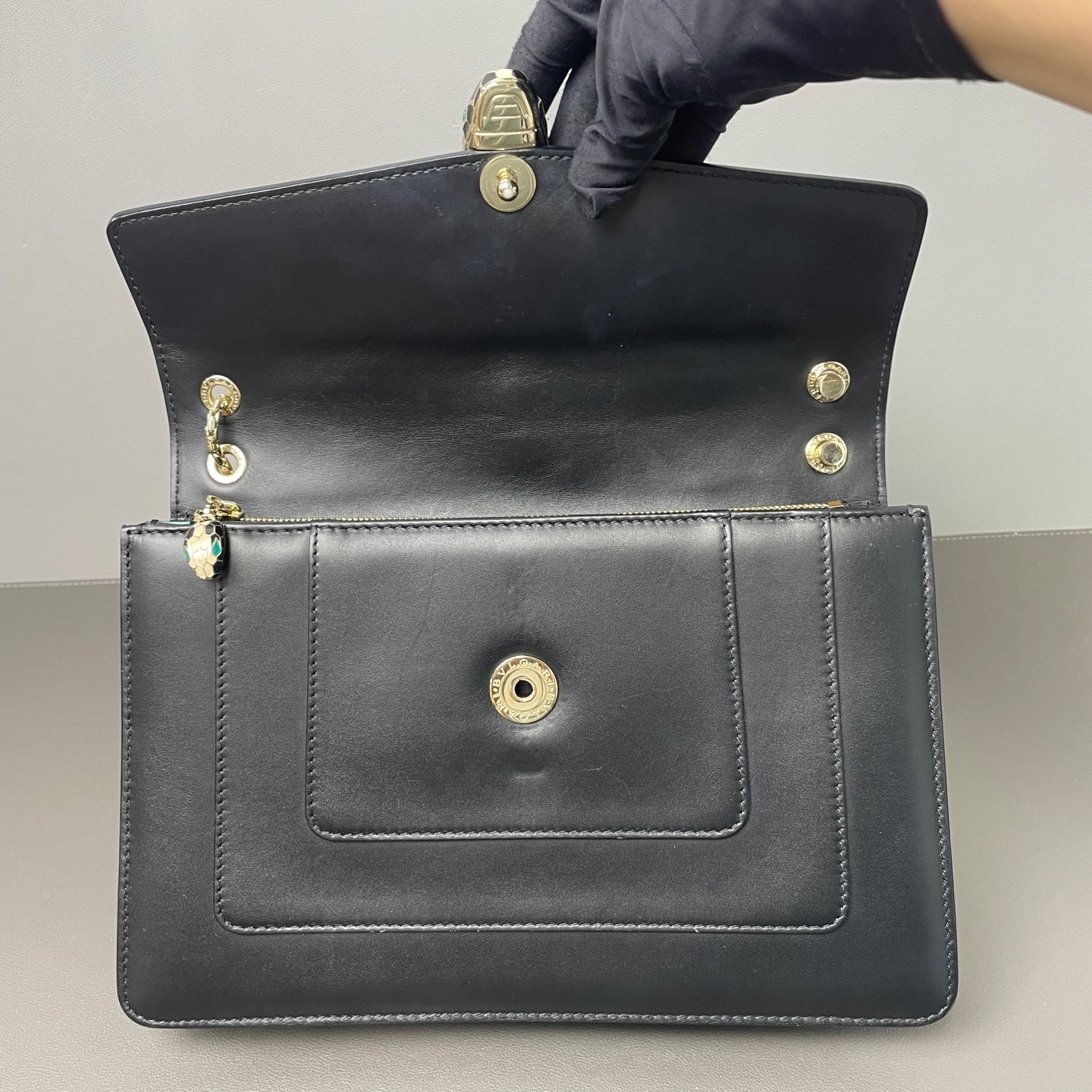 BVLGARI Serpenti Forever Leather Black - view 7