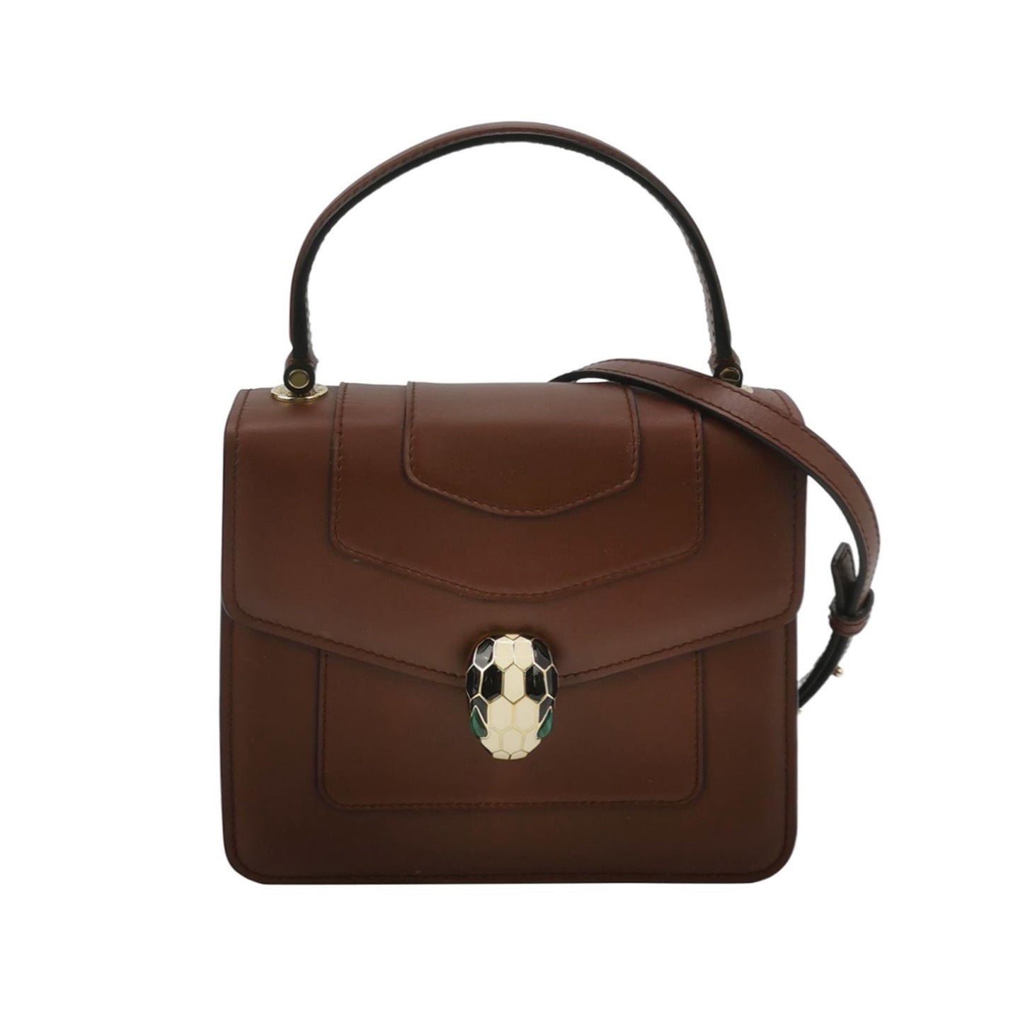 Bvlgari - Serpenti Forever Accordion Bag - Calfskin leather - Red - (Small)