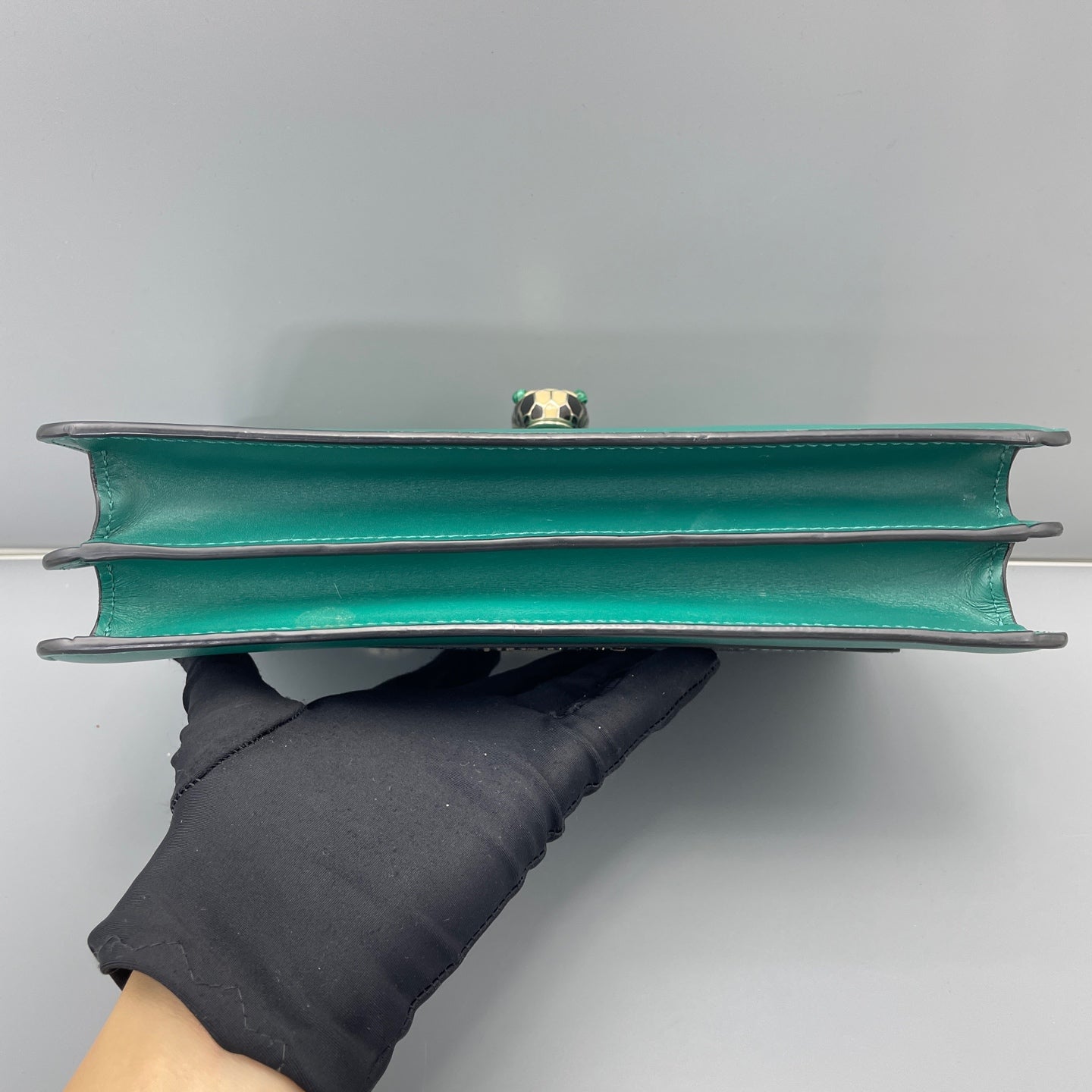 Bvlgari - Serpenti Forever Accordion Bag - Leather - Green - (Medium)