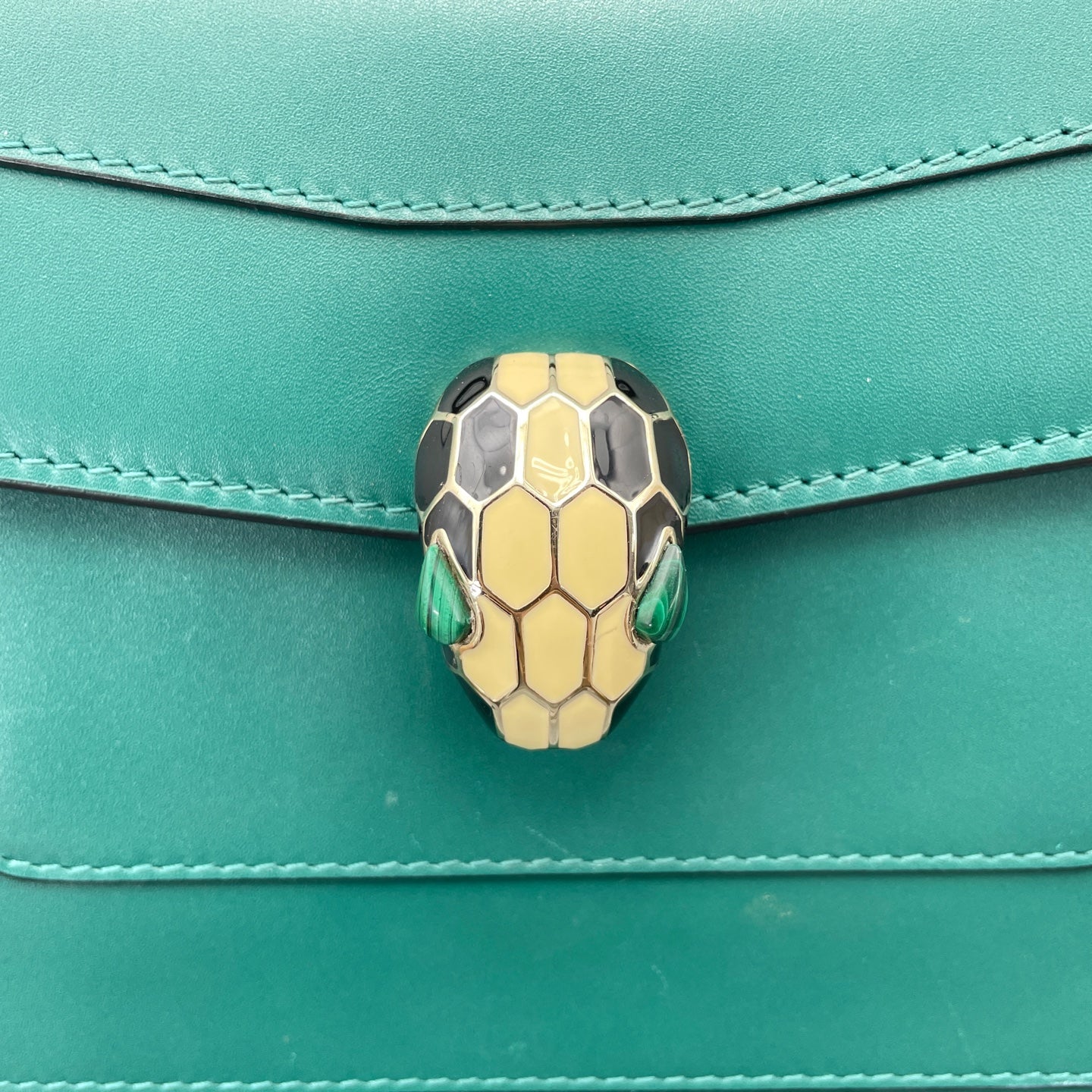 Bvlgari - Serpenti Forever Accordion Bag - Leather - Green - (Medium)
