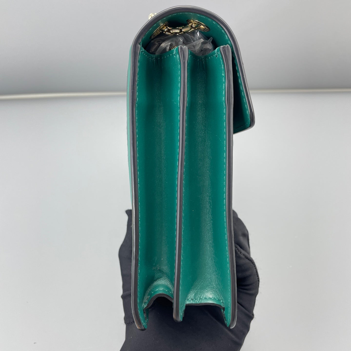 Bvlgari - Serpenti Forever Accordion Bag - Leather - Green - (Medium)