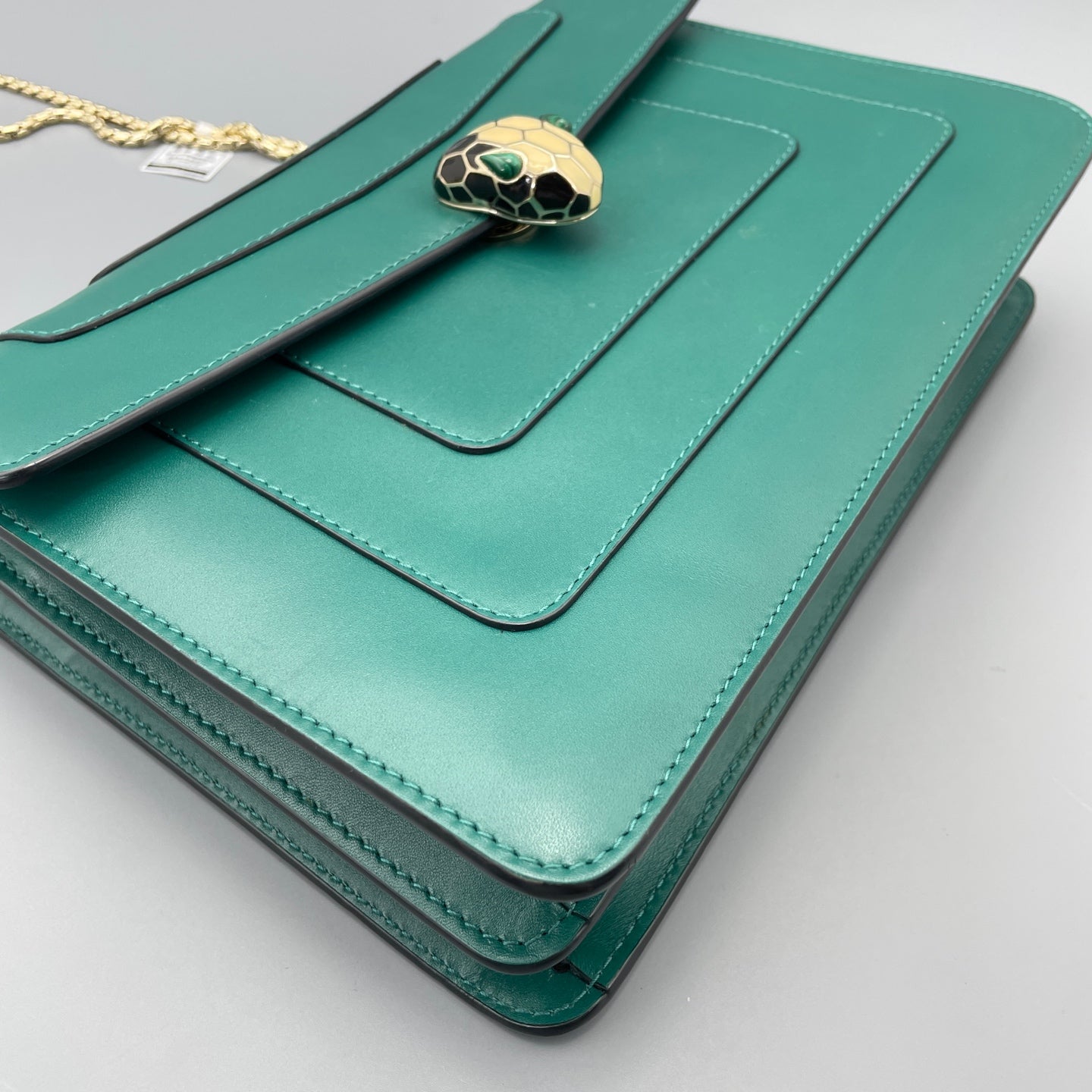 Bvlgari - Serpenti Forever Accordion Bag - Leather - Green - (Medium)