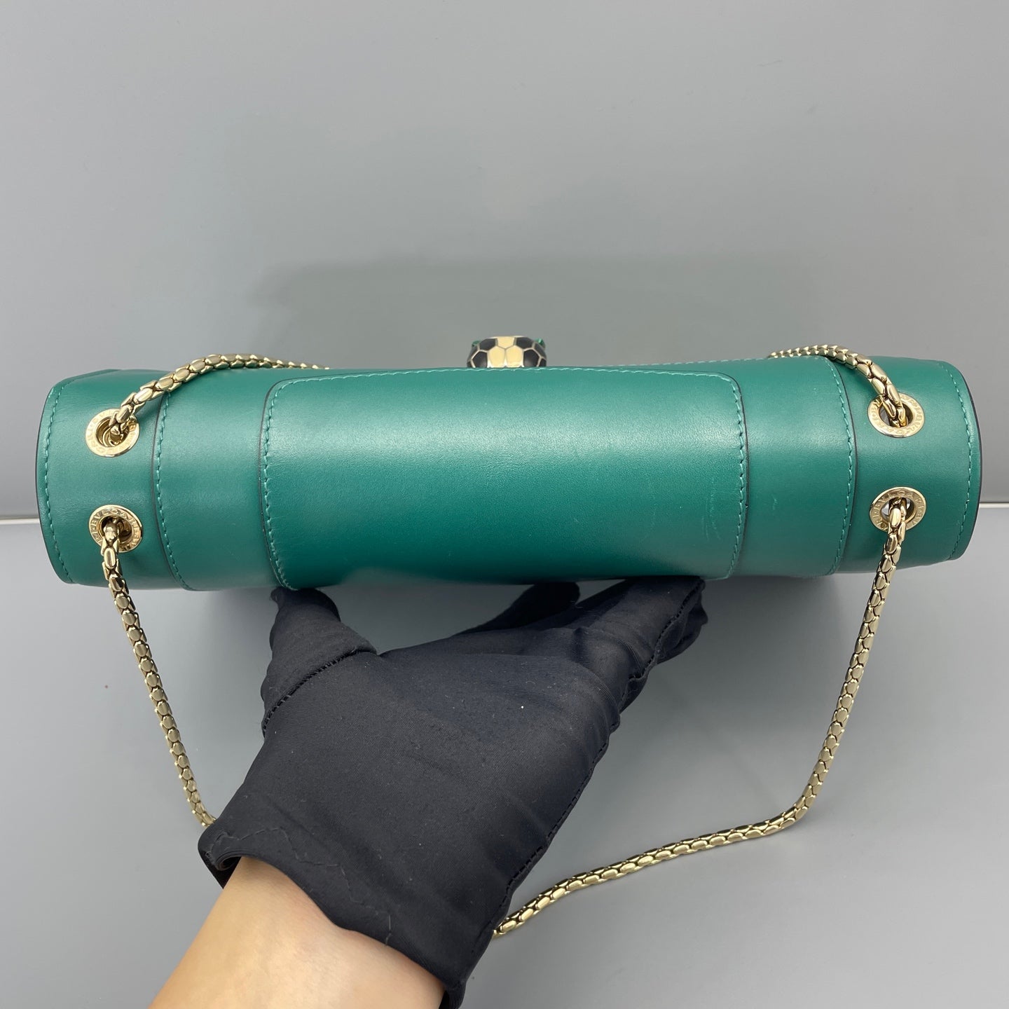 Bvlgari - Serpenti Forever Accordion Bag - Leather - Green - (Medium)