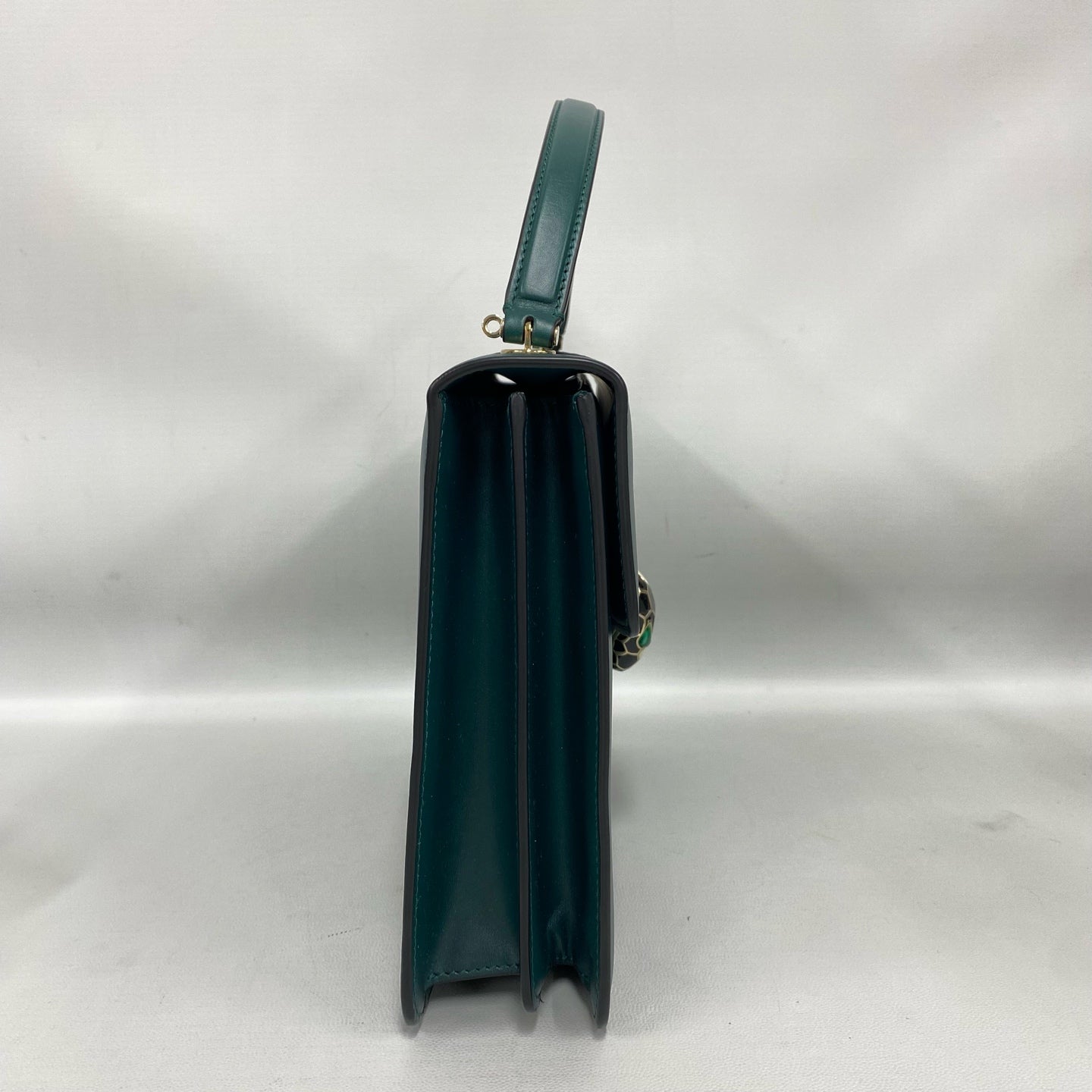 Bvlgari - Serpenti Forever - Calf leather - Green with Gold-Tone Hardware - (medium)