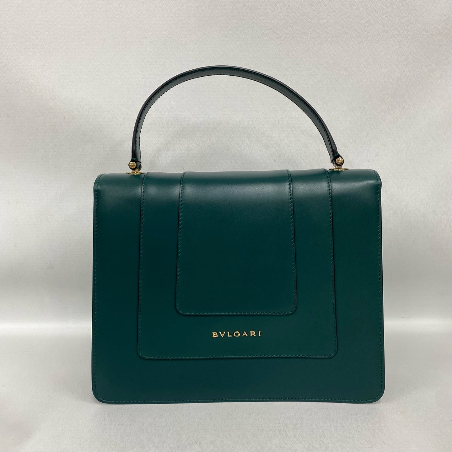 Bvlgari - Serpenti Forever - Calf leather - Green with Gold-Tone Hardware - (medium)