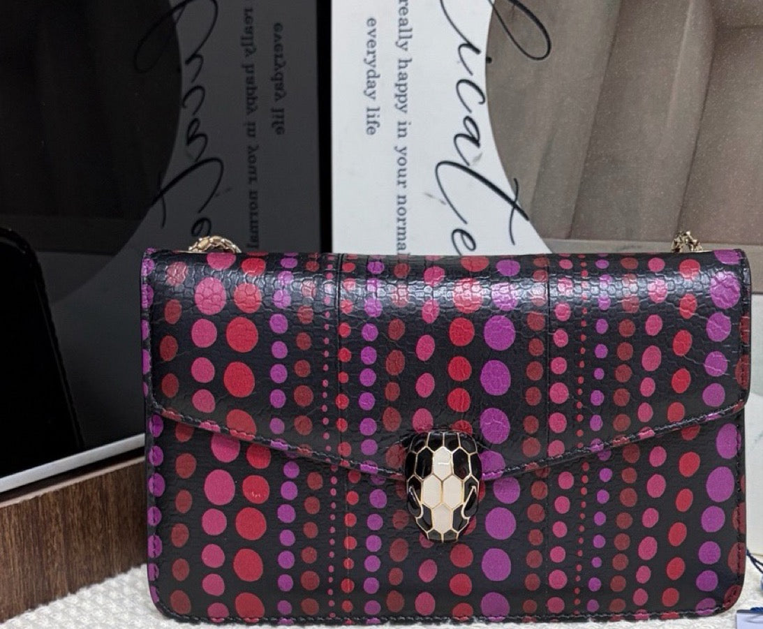 Bvlgari - Serpenti Forever - Exotic leathers - Python - Multicolour - (mini)