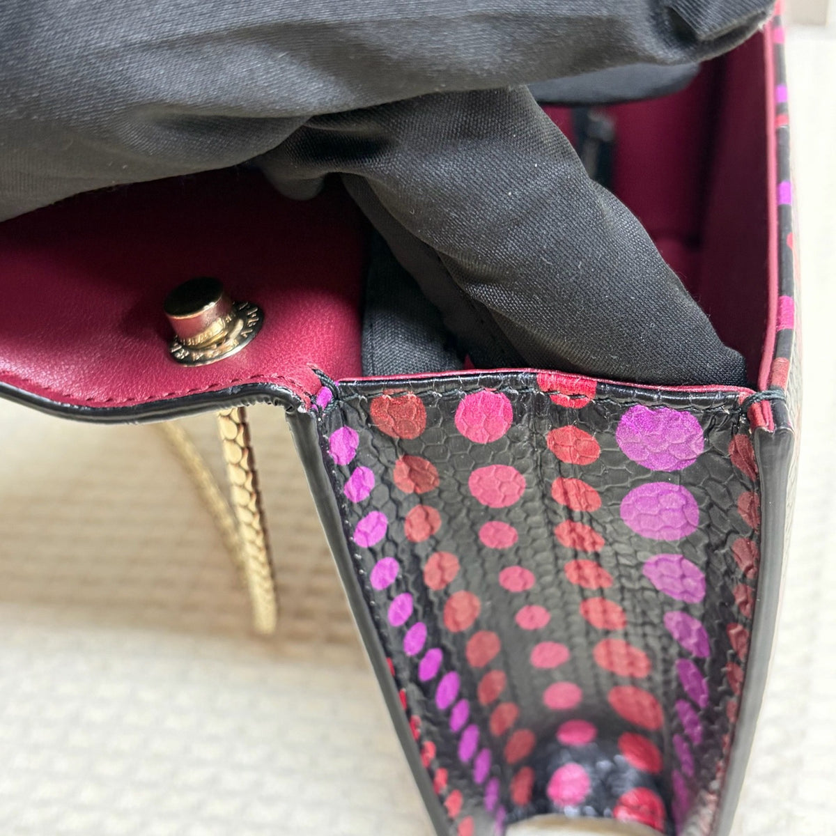 Bvlgari - Serpenti Forever - Exotic leathers - Python - Multicolour - (mini)