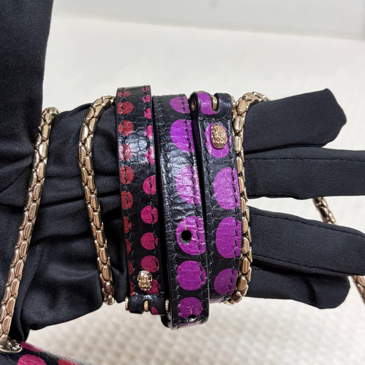 Bvlgari - Serpenti Forever - Exotic leathers - Python - Multicolour - (mini)
