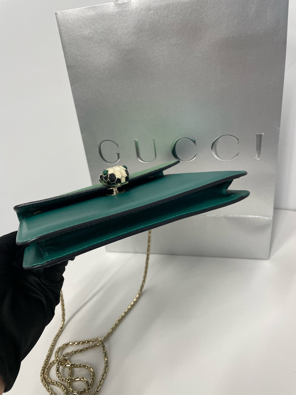 Bvlgari - Serpenti Forever - Exotic leathers - Stingray - Green