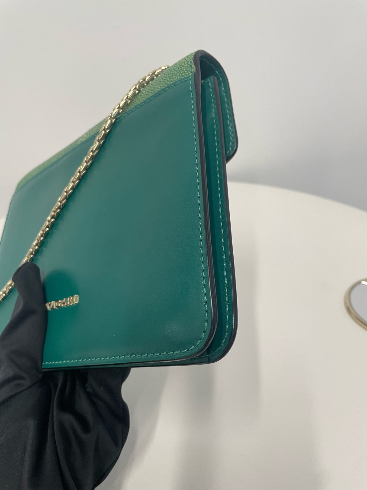 Bvlgari - Serpenti Forever - Exotic leathers - Stingray - Green