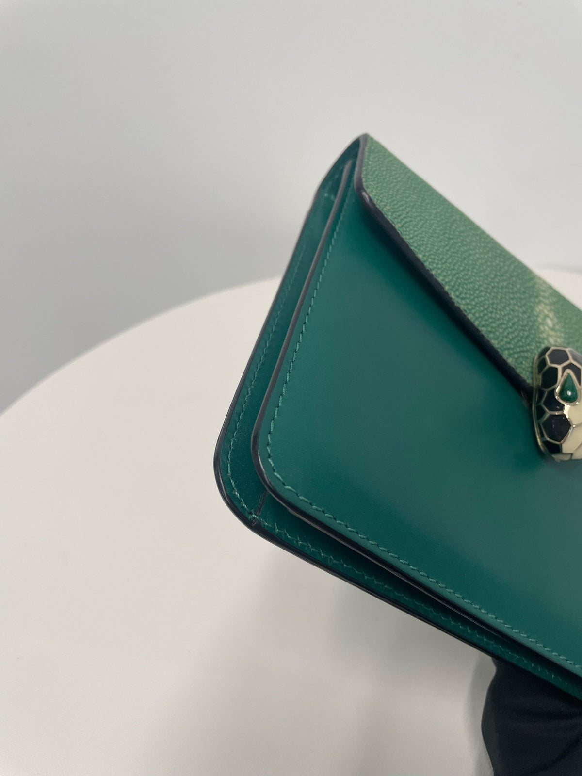 Bvlgari - Serpenti Forever - Exotic leathers - Stingray - Green