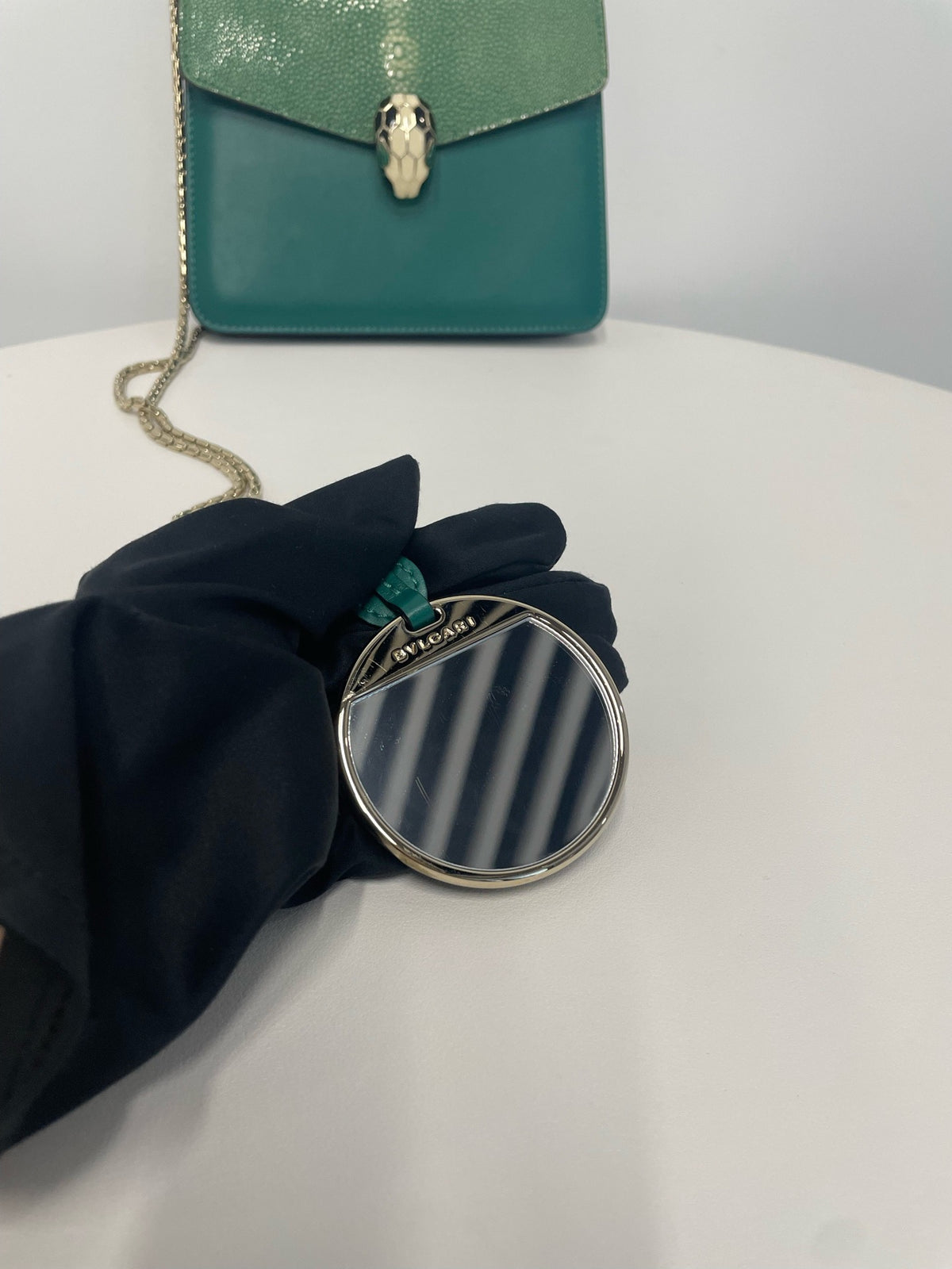 Bvlgari - Serpenti Forever - Exotic leathers - Stingray - Green